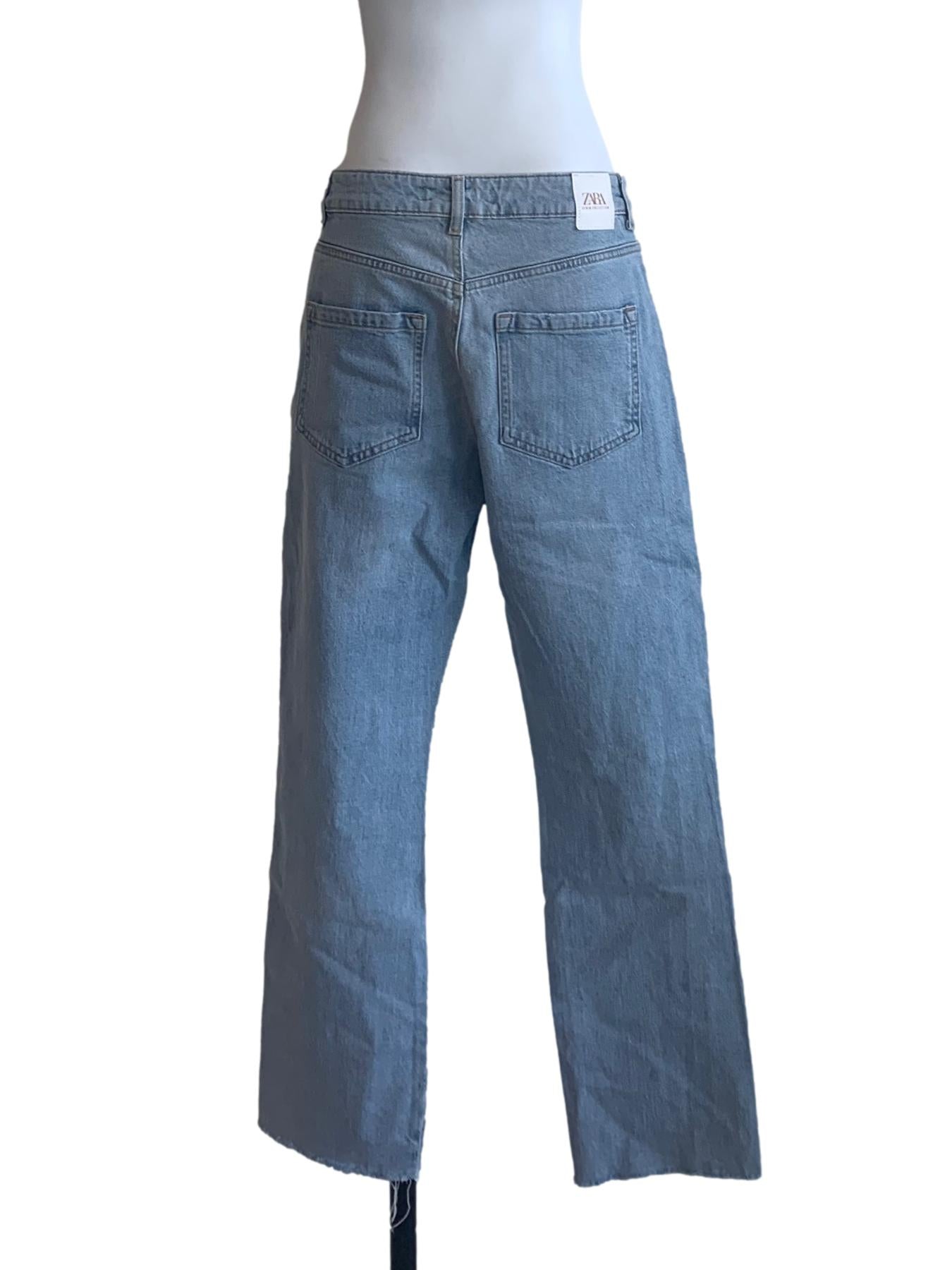 Denim Blue Distressed Jeans
