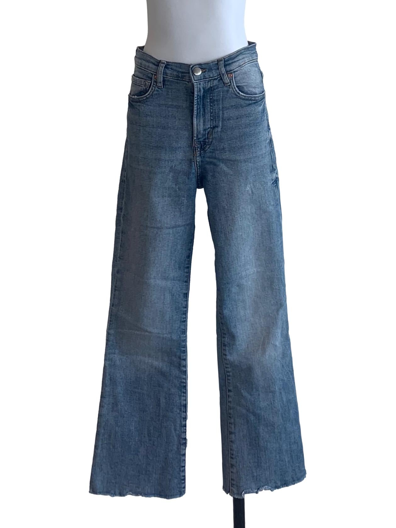 Denim Blue Straight Cut Jeans