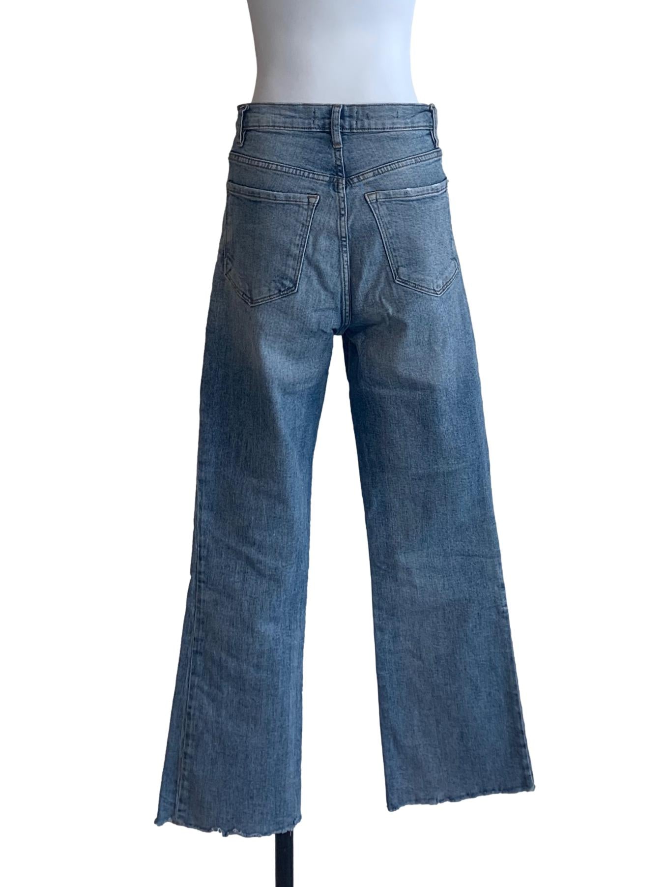 Denim Blue Straight Cut Jeans