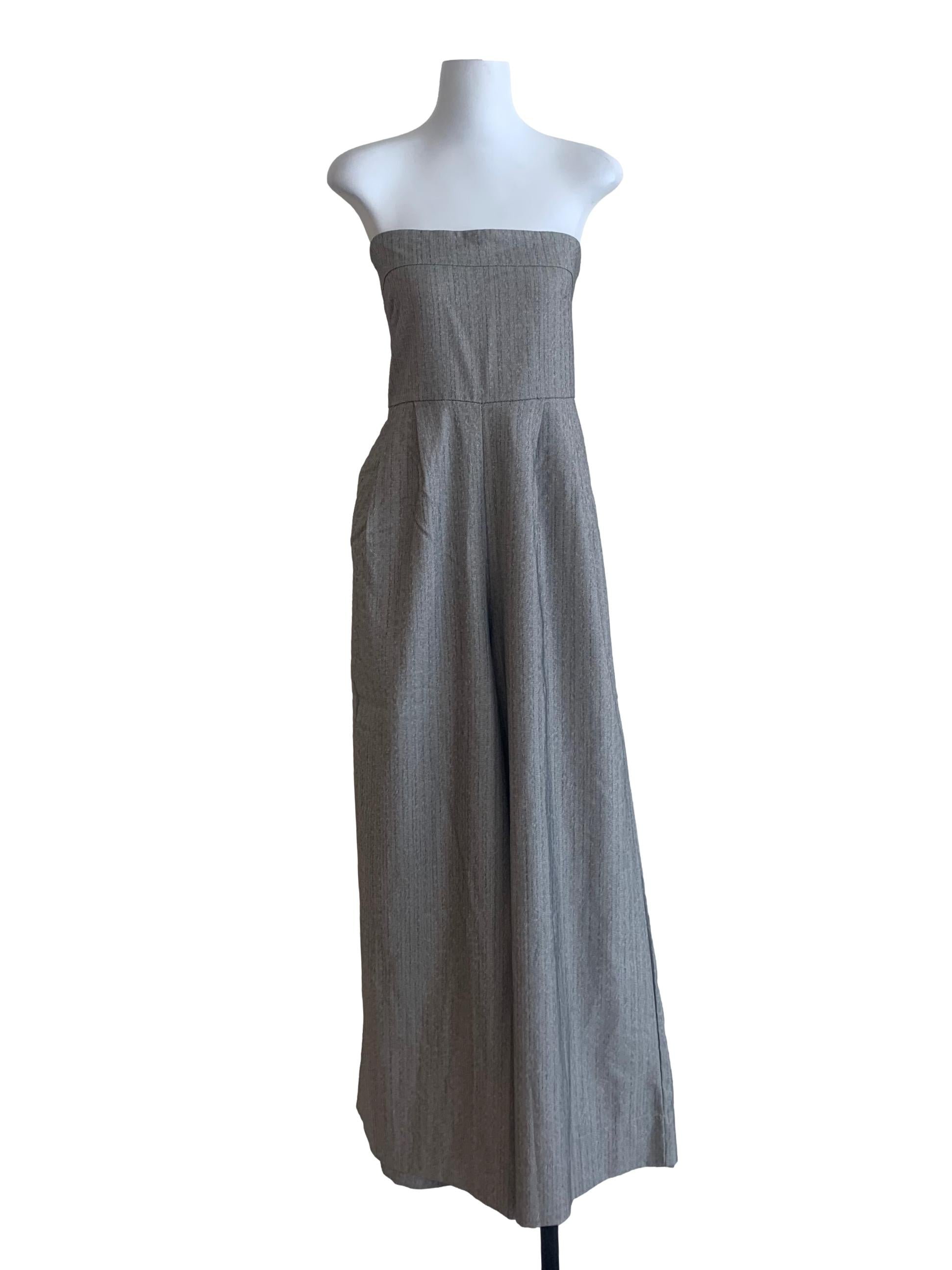 Fossil Grey Sleeveless Jumpsuit