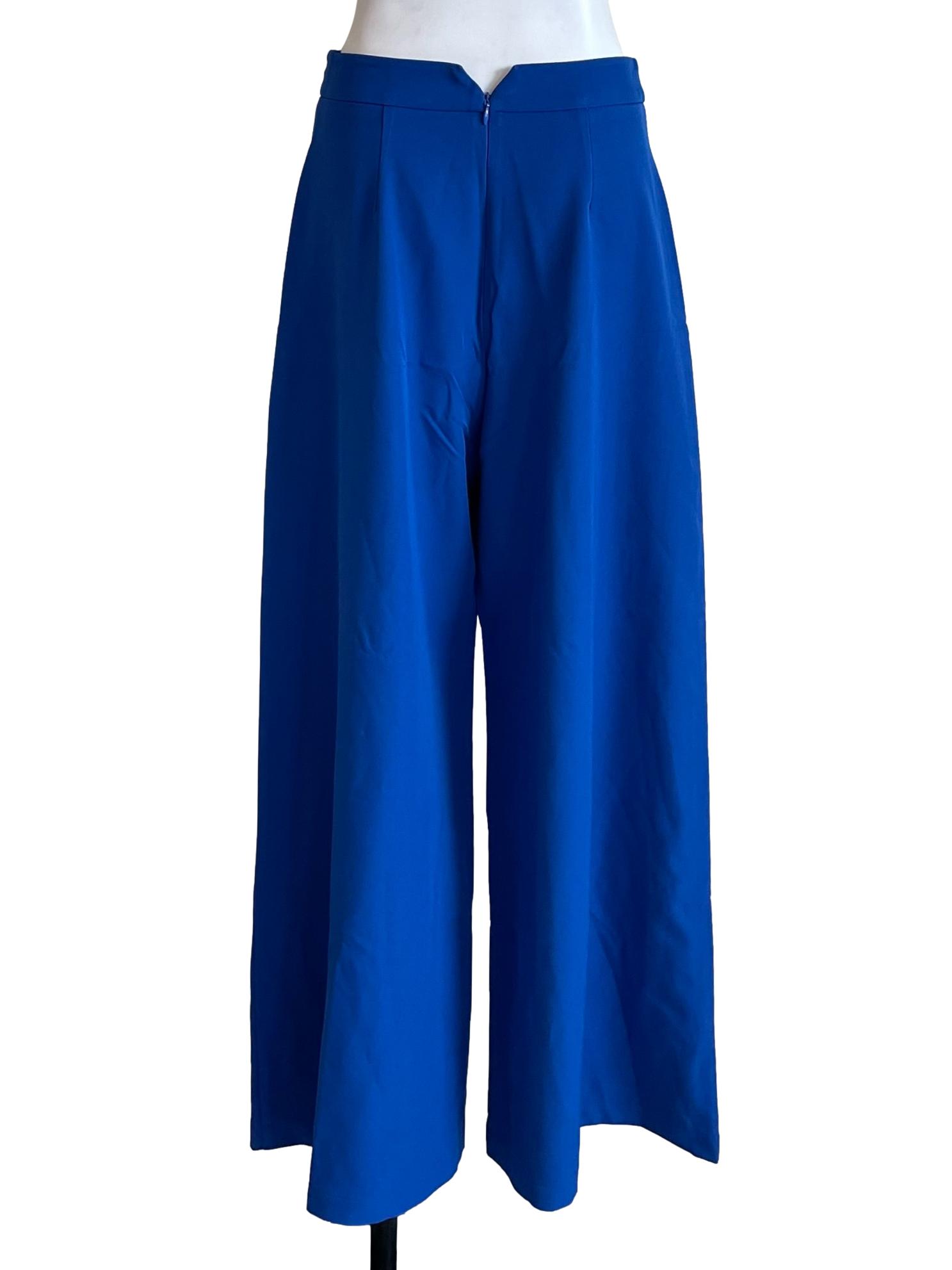 Lapis High Waist Wide Leg Pants