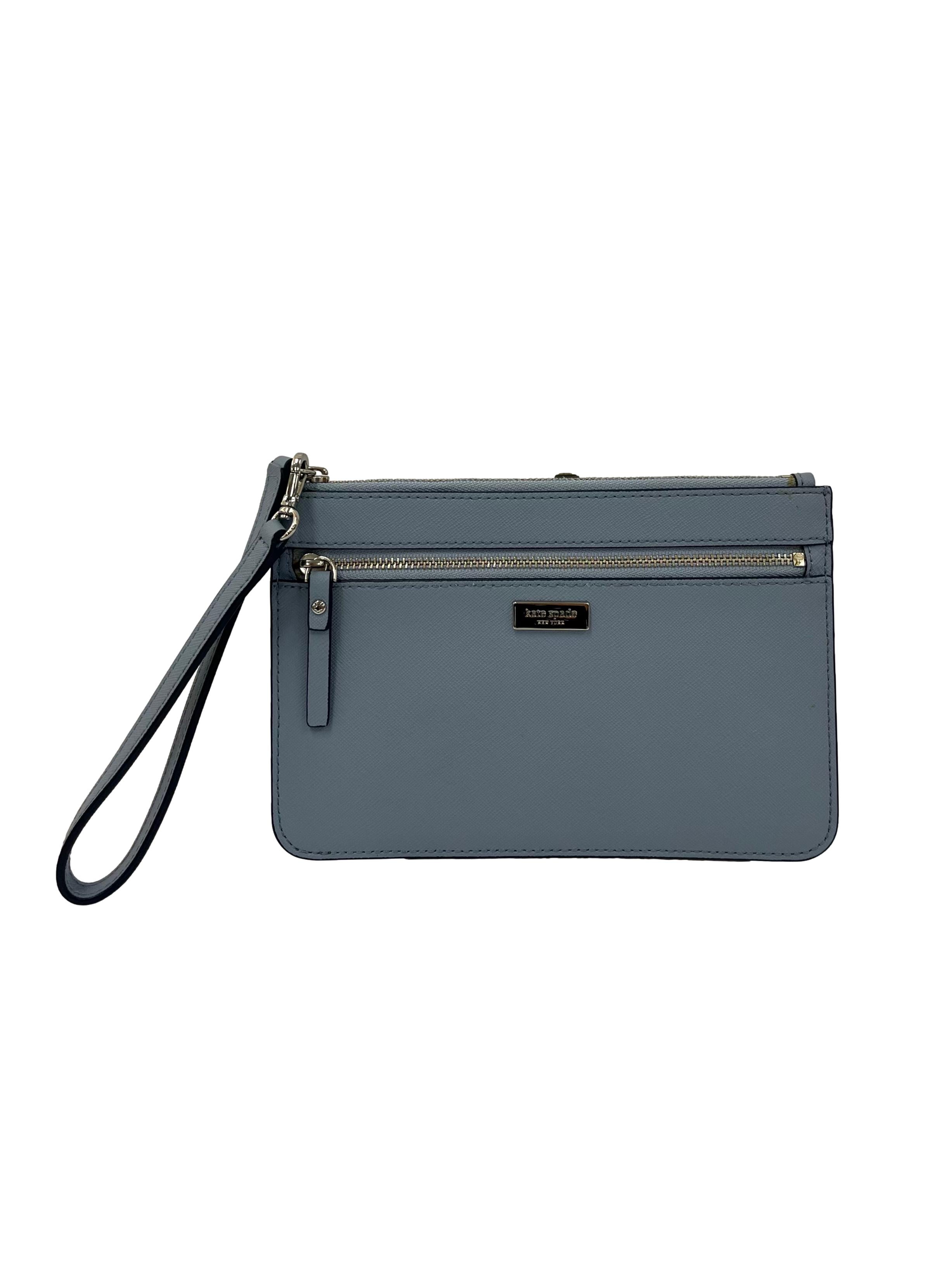 Light Blue Laurel Way Tinie Wristlet
