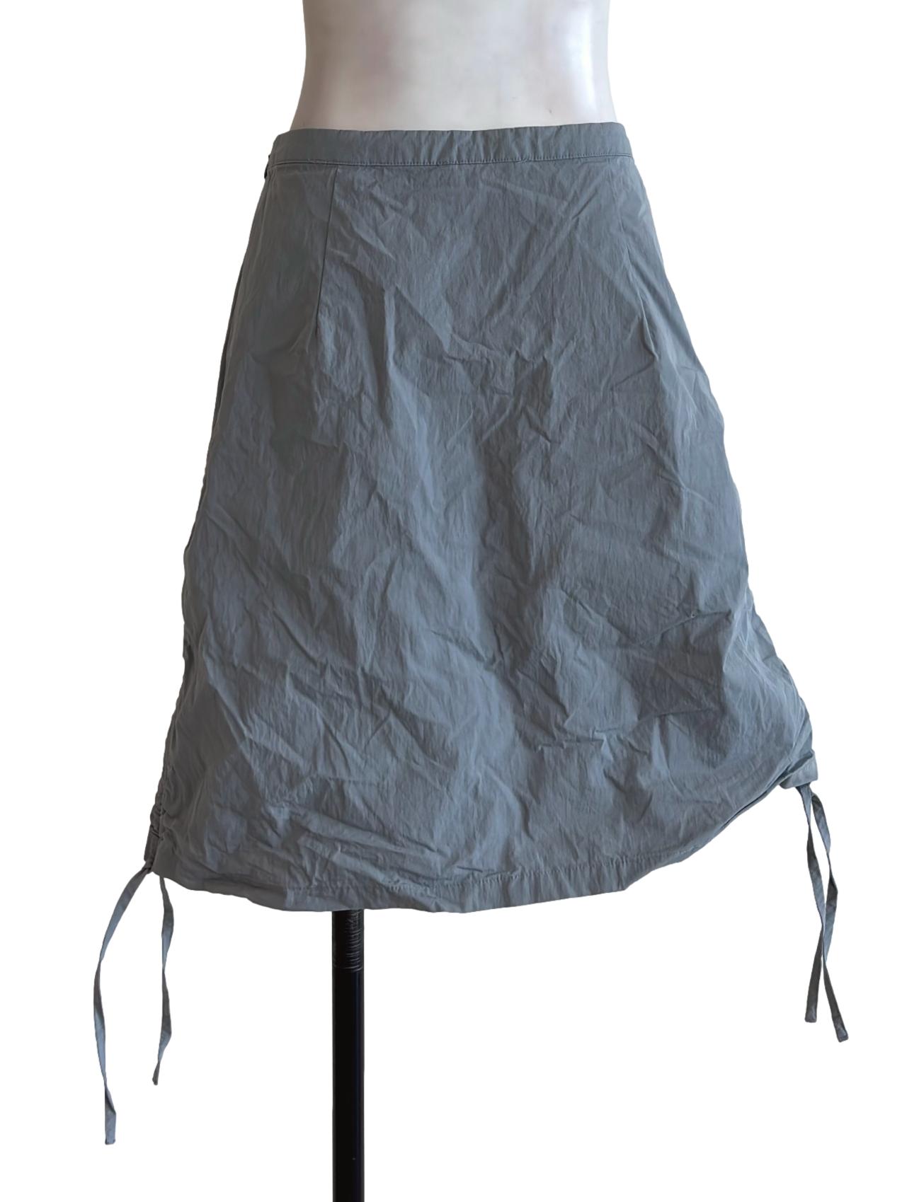 Stone Blue Parachute Mini Skirt TTR