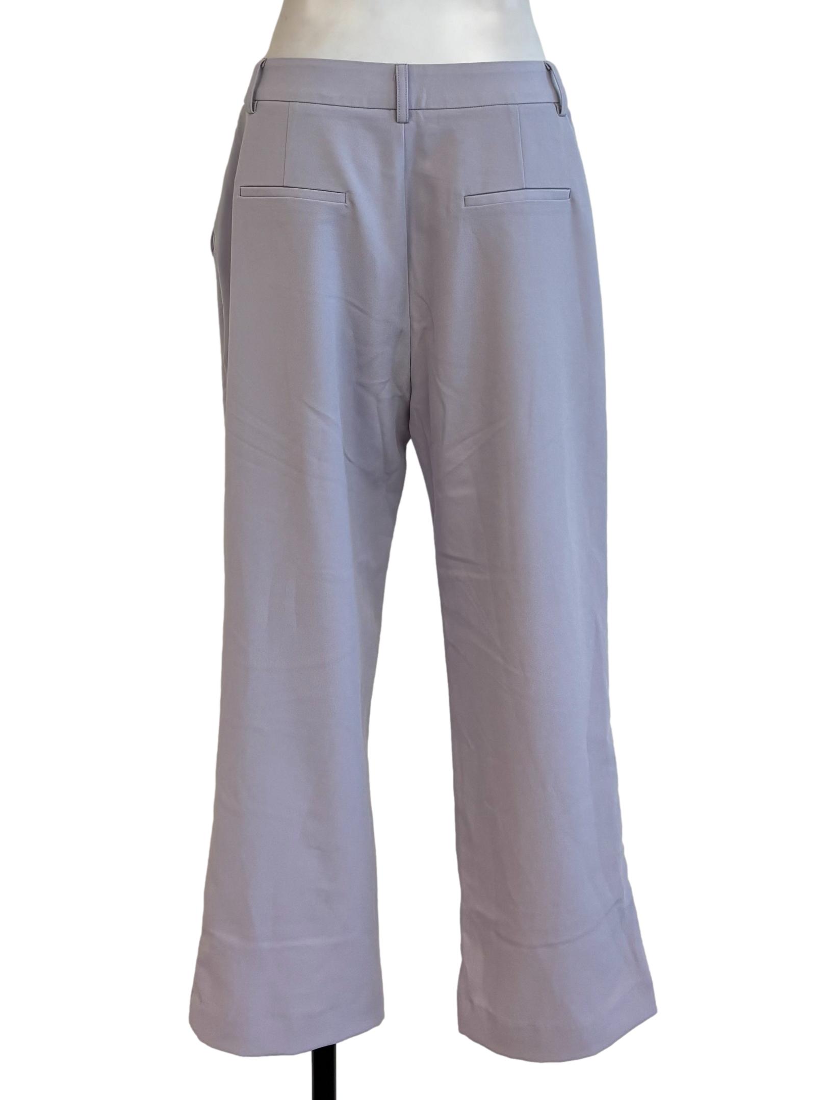 Light Purple Unlined Suit Pant