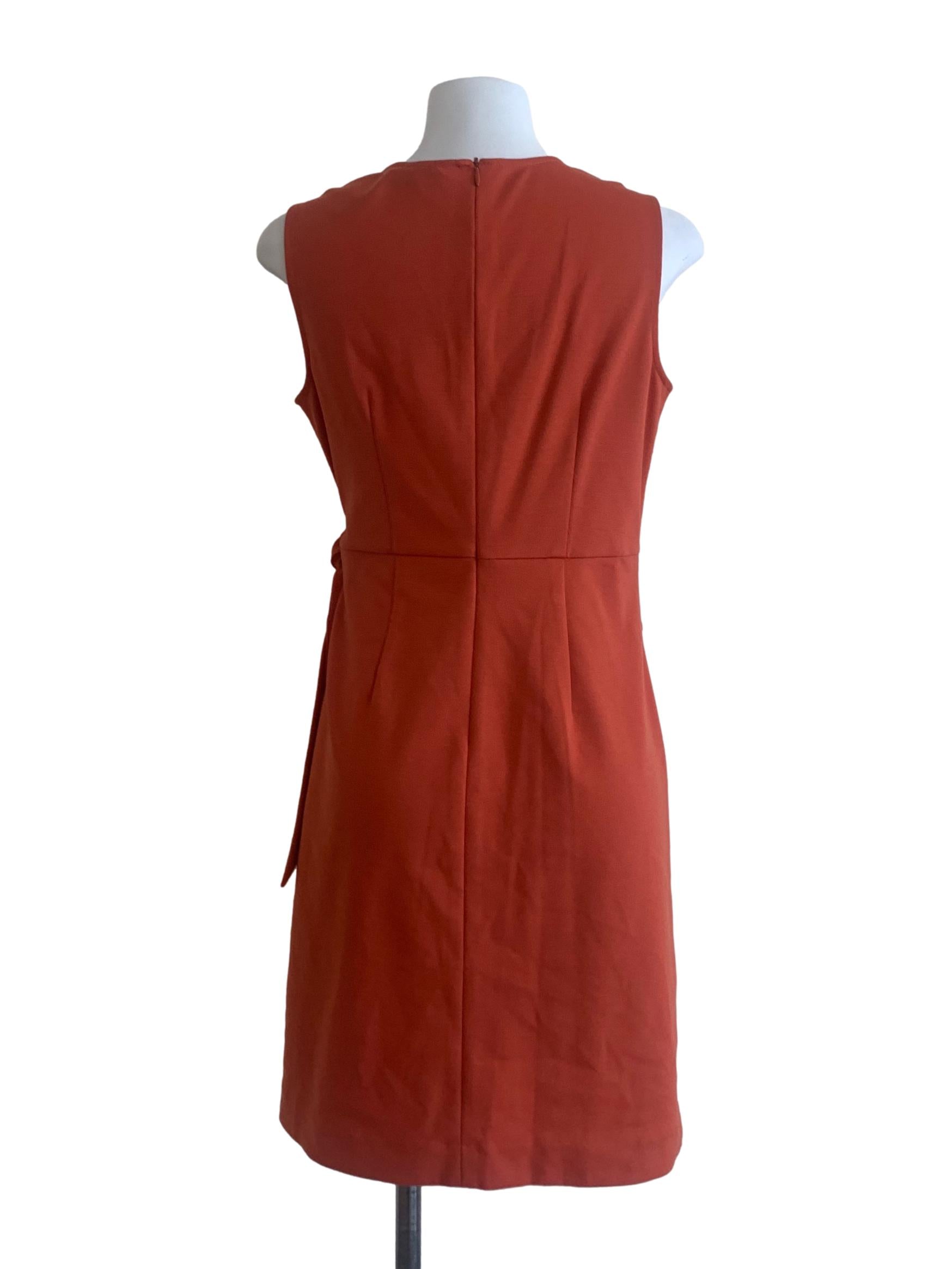 Brick Orange Shift Dress
