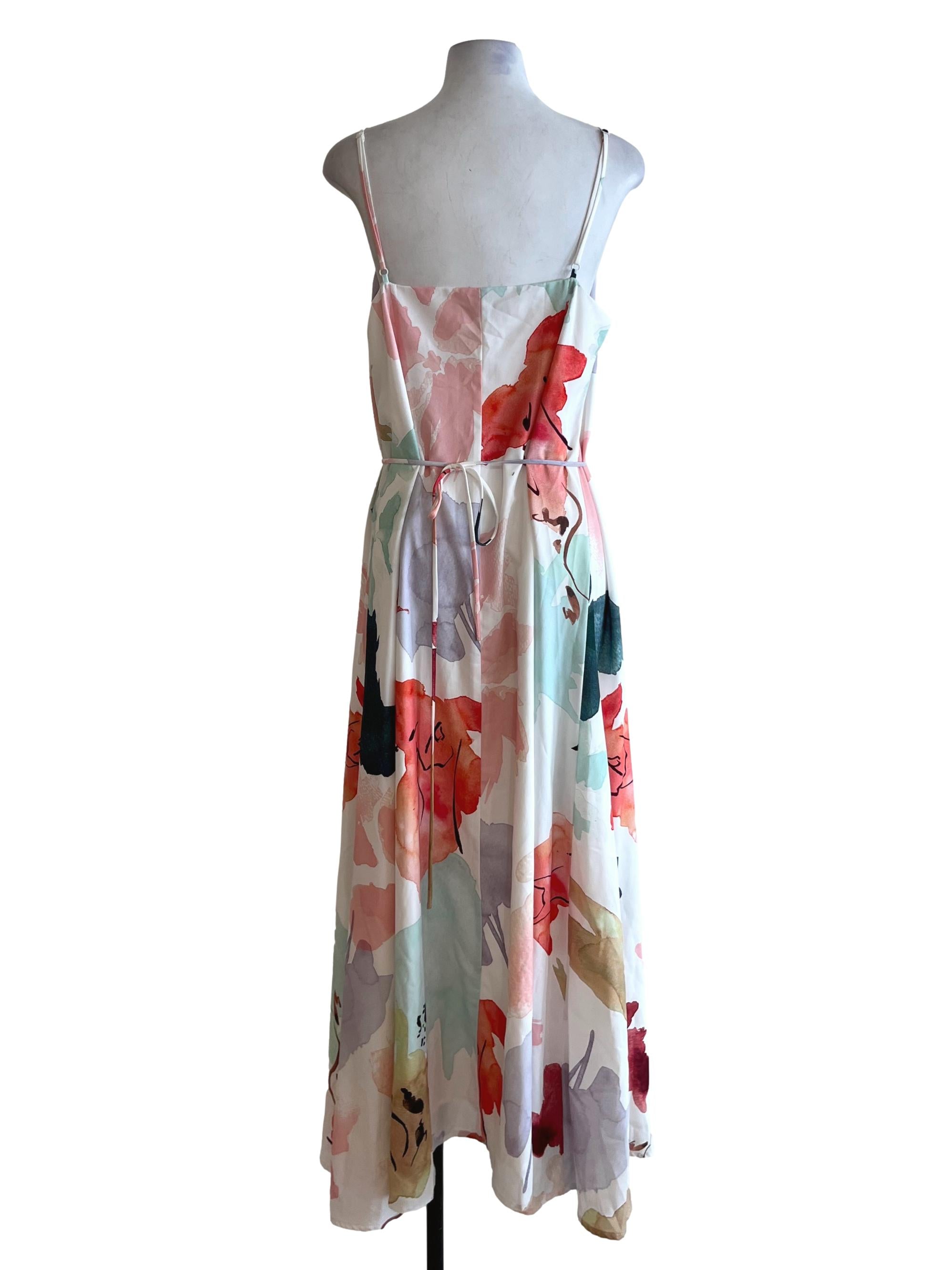 White Abstract Shift Dress LB