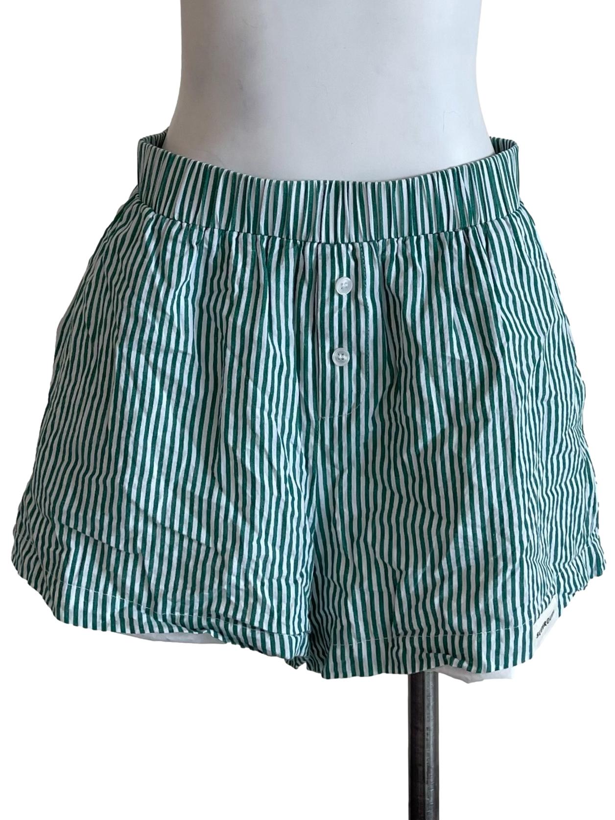 Pine Bengal Stripe Casual Shorts