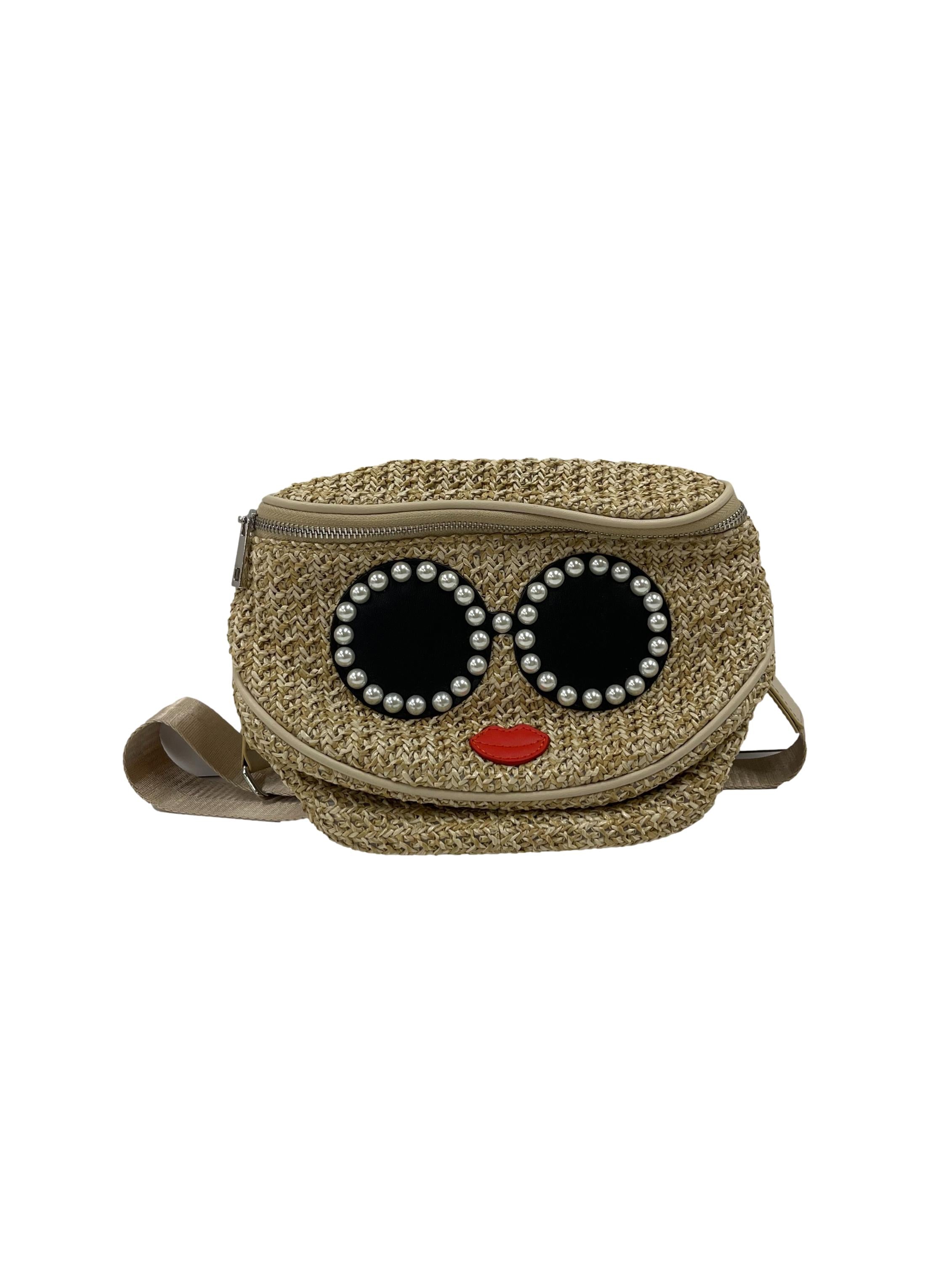 Straw Bum Sling Bag