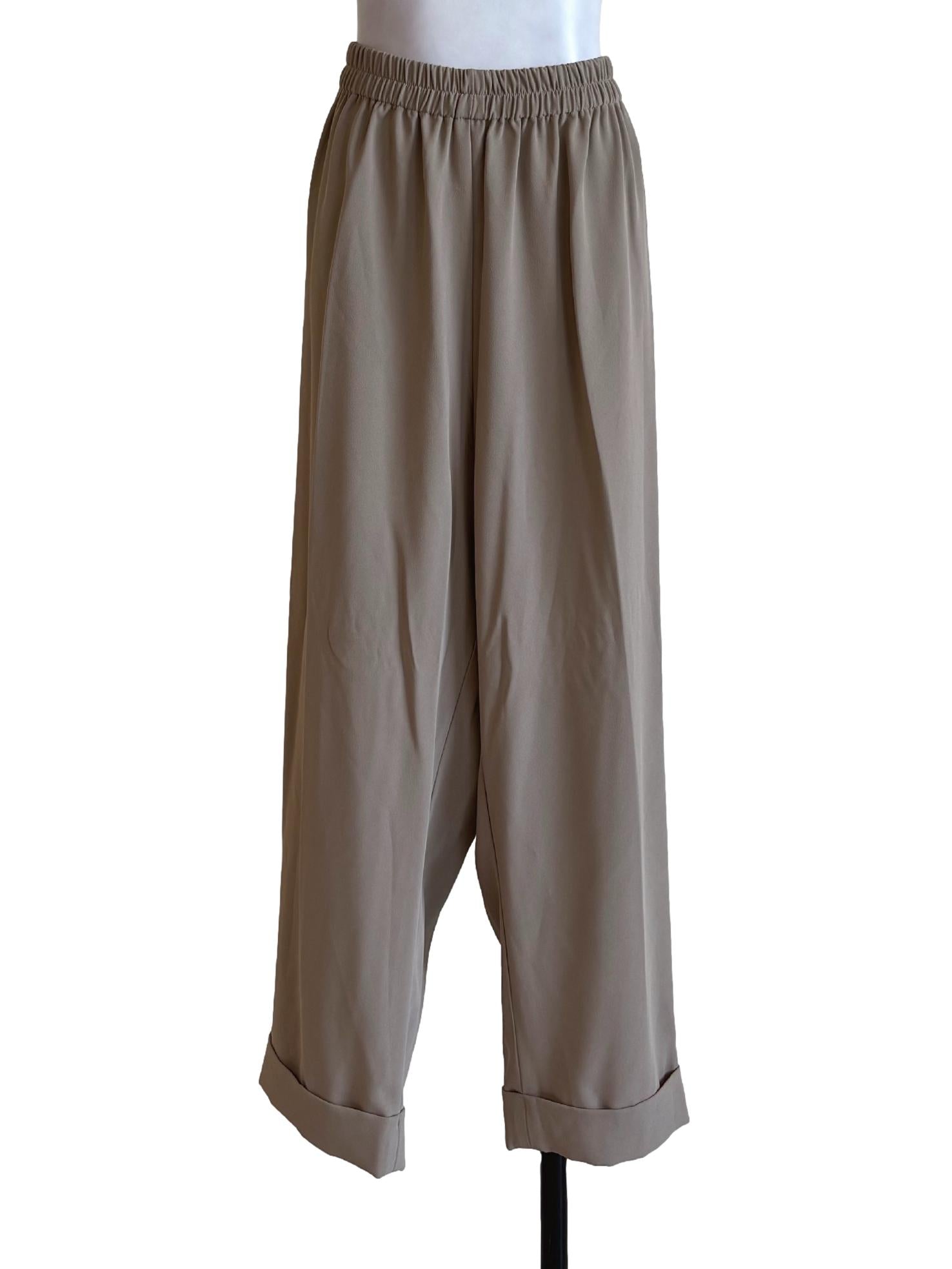Oyster Cuffed Palazzo LB