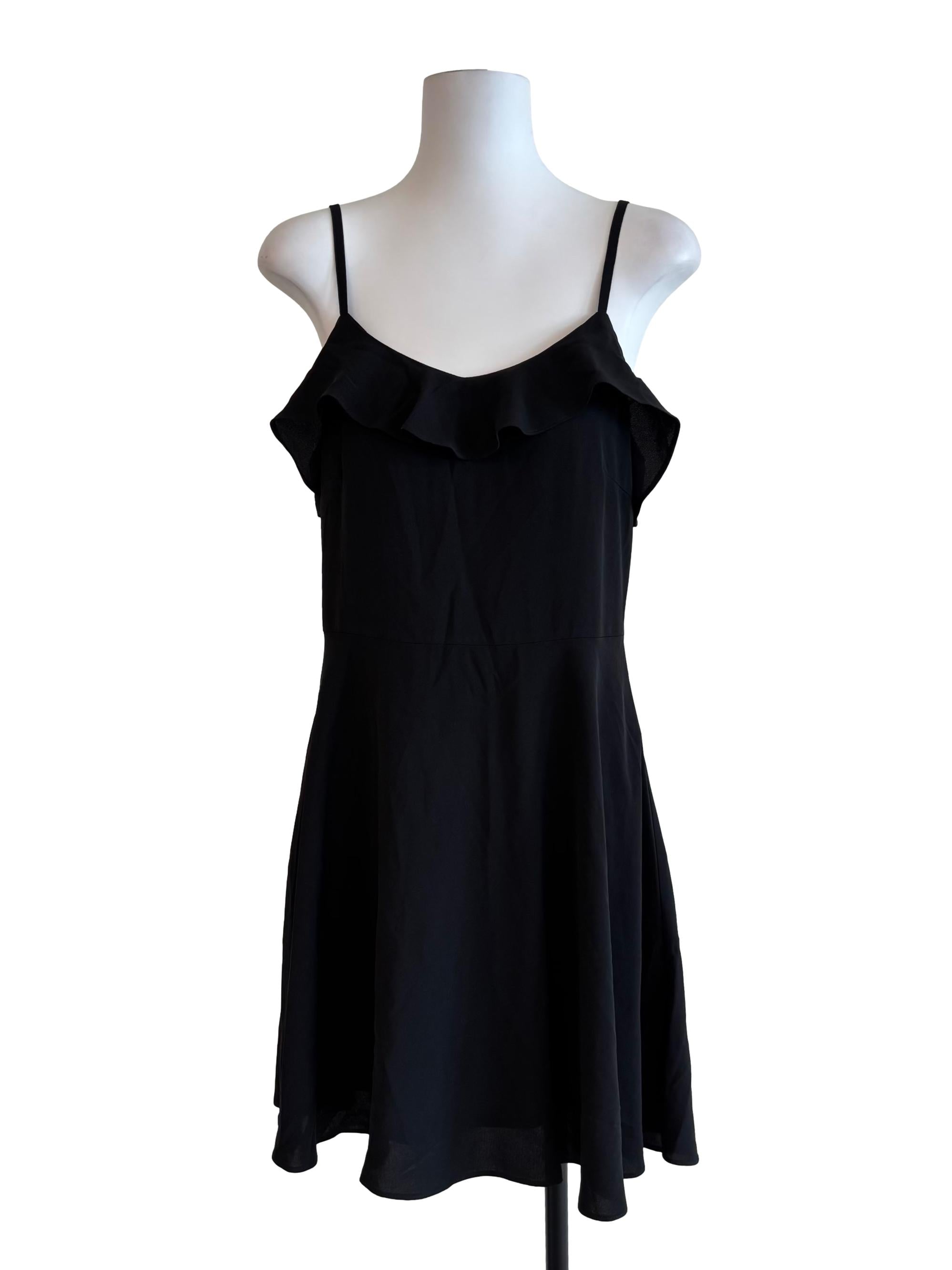 Onyx Black A-Line Dress
