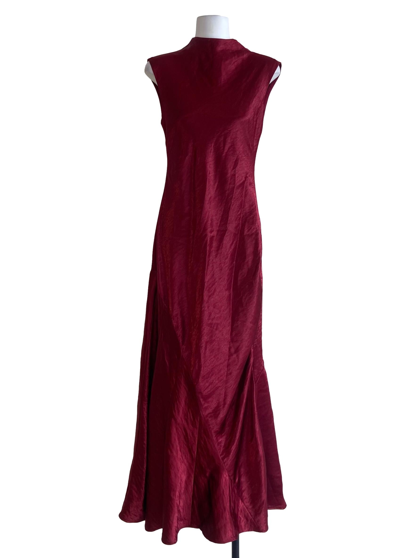 Ruby Red Sleeveless Circle Empire Dress