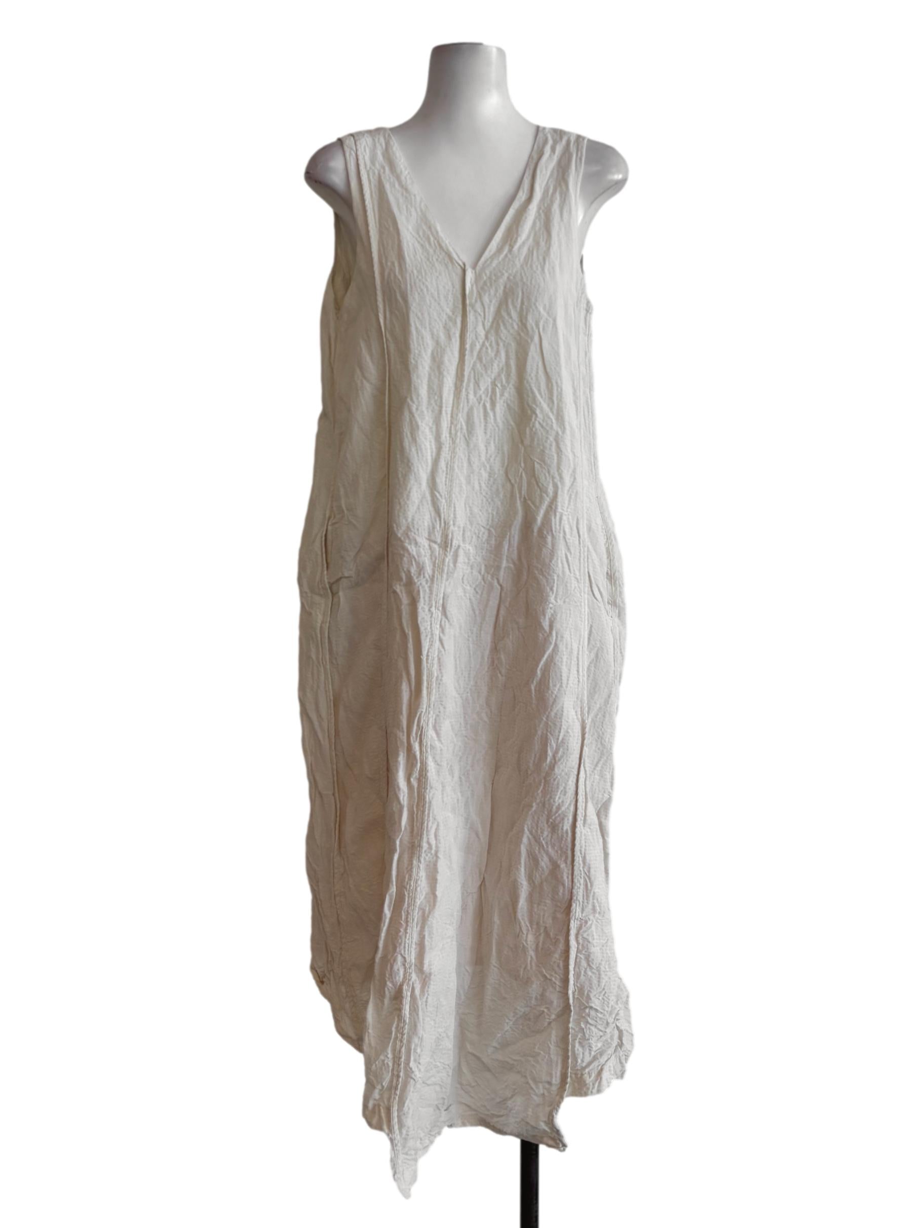 Merino Linen Sleeveless Dress