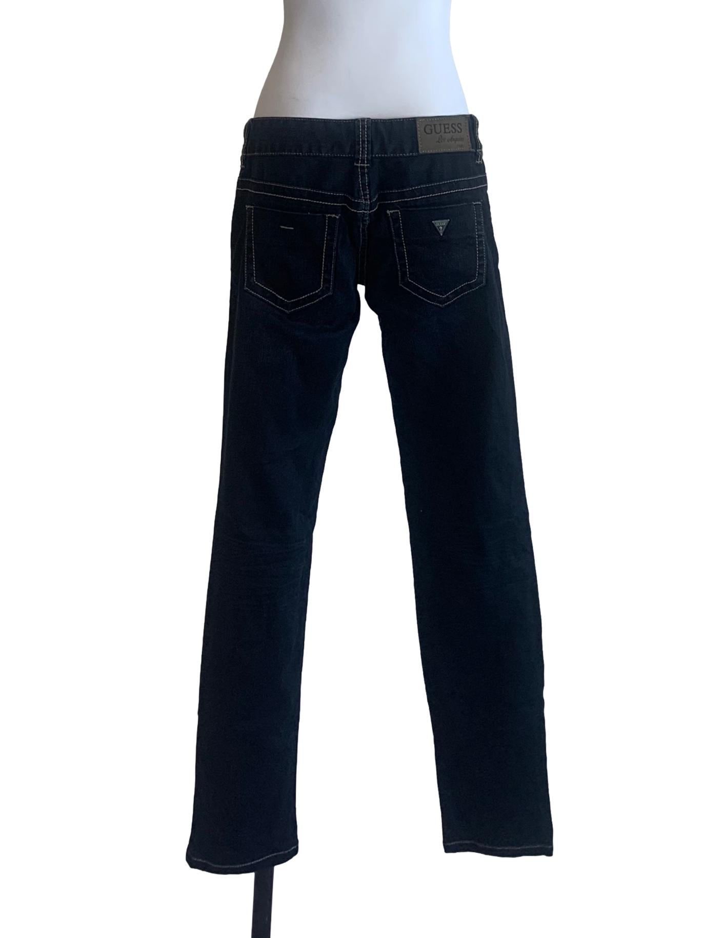 Denim Blue Low Rise Jeans