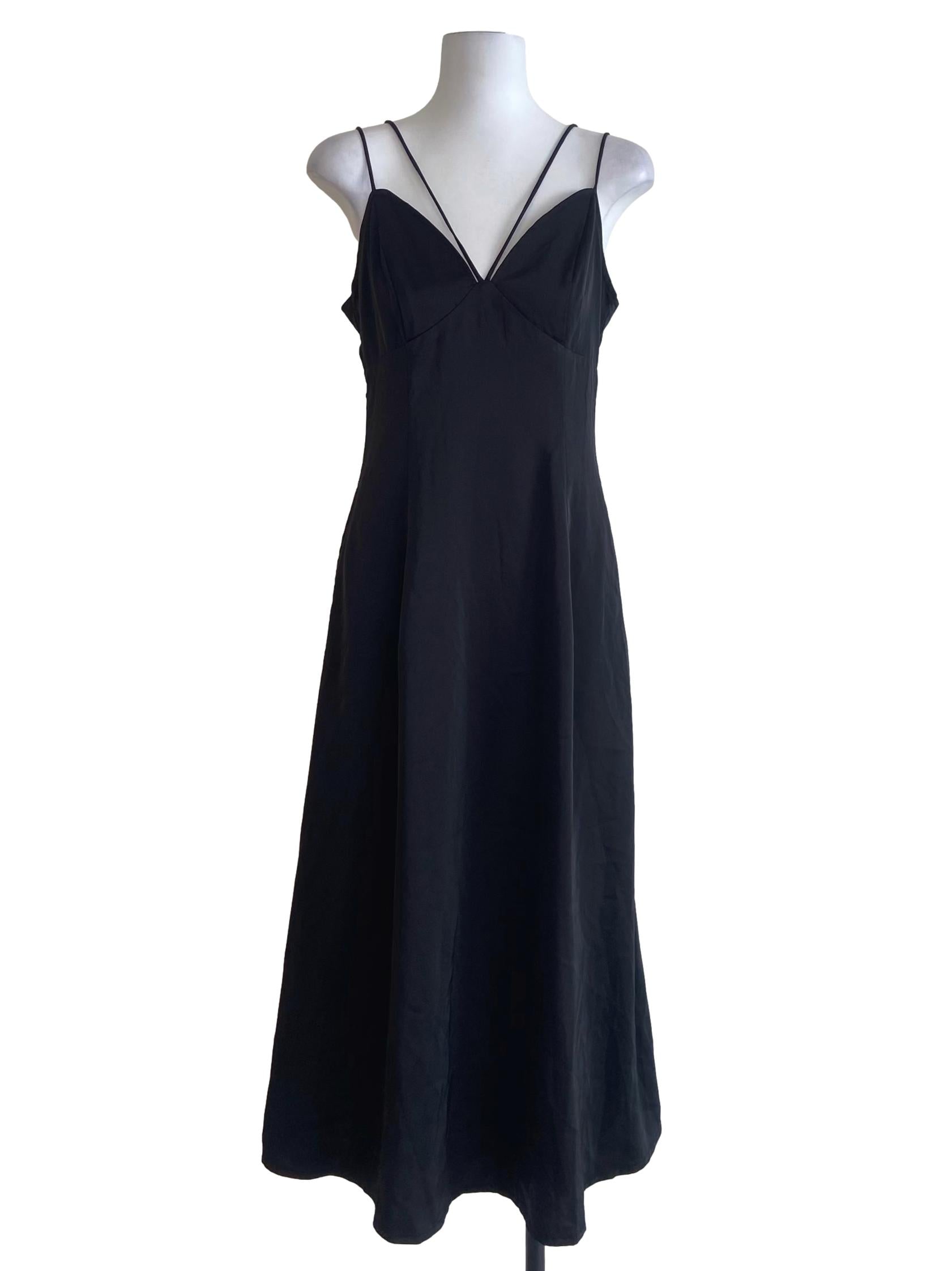 Black Spaghetti Strap Dress
