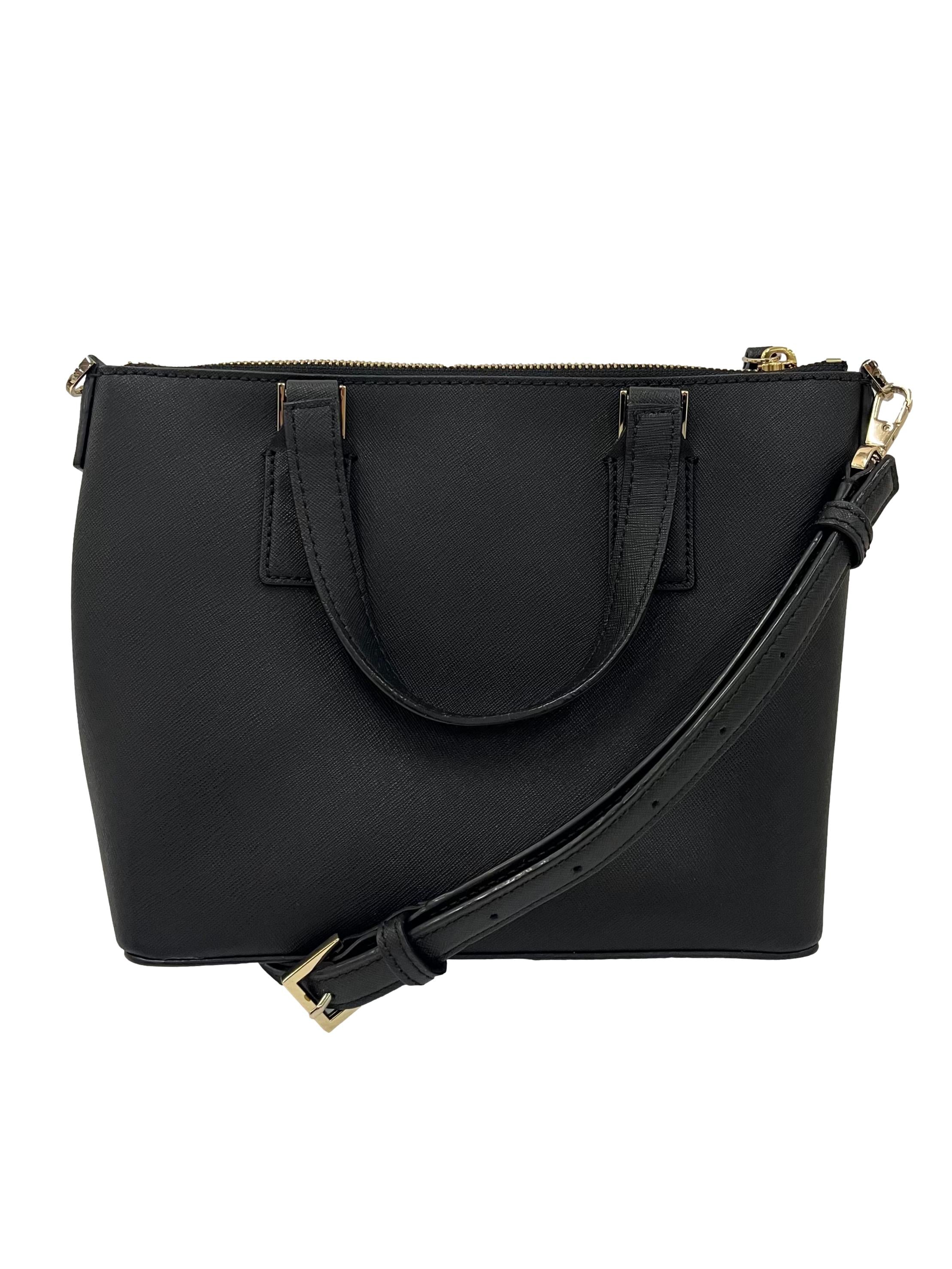 Black Cameron Street Lucie Crossbody Leather Bag