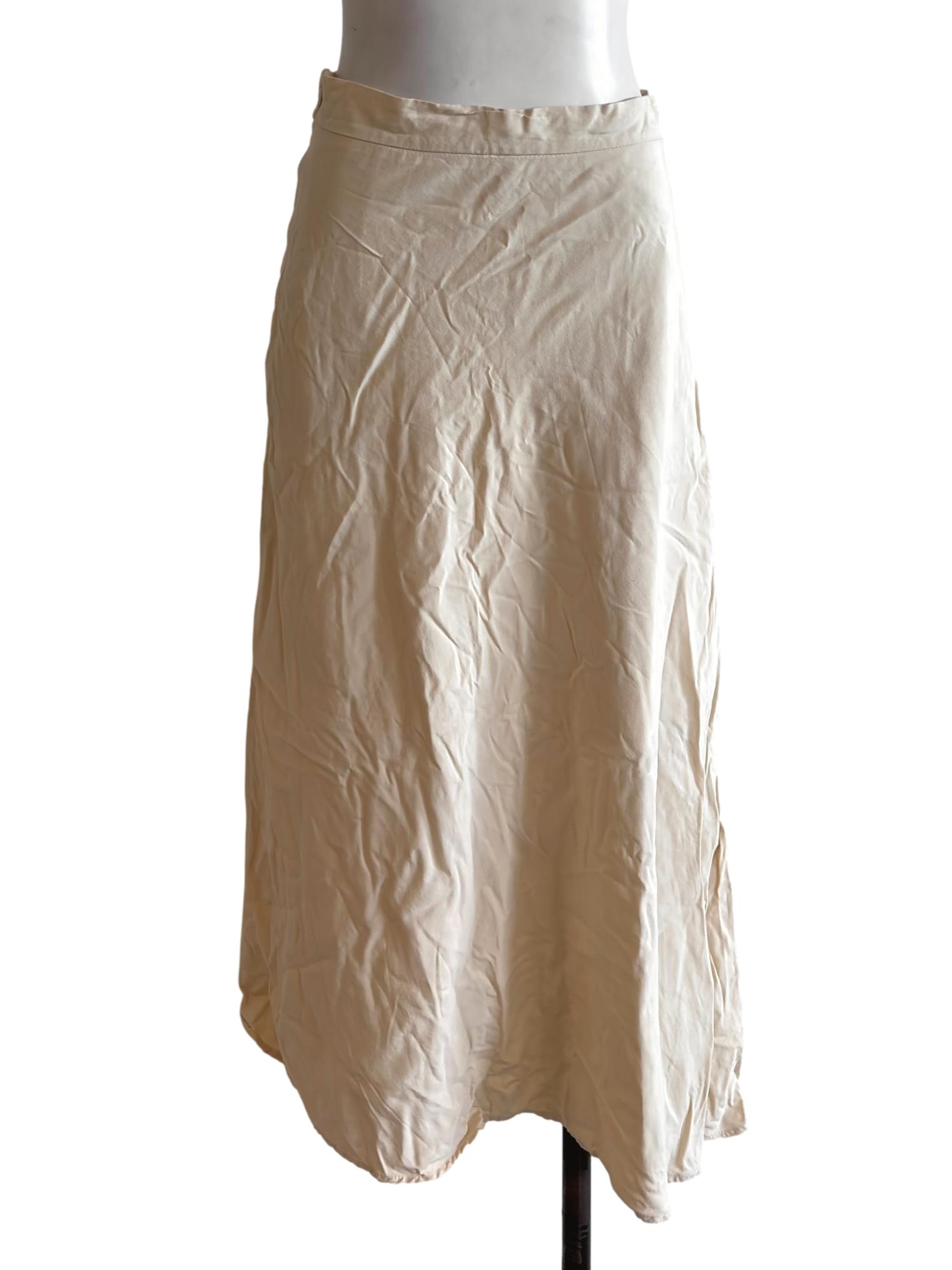 Light Beige Midi Skirt TEM