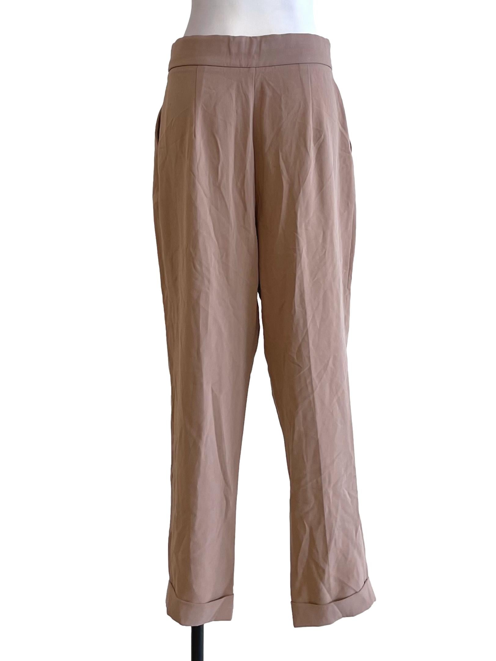 Light Brown Tie Bow Trousers LB