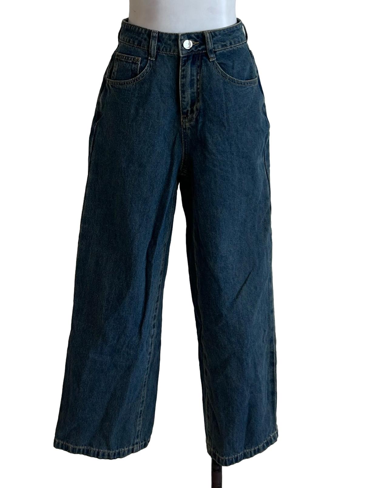 Medium Blue High Waisted Jeans