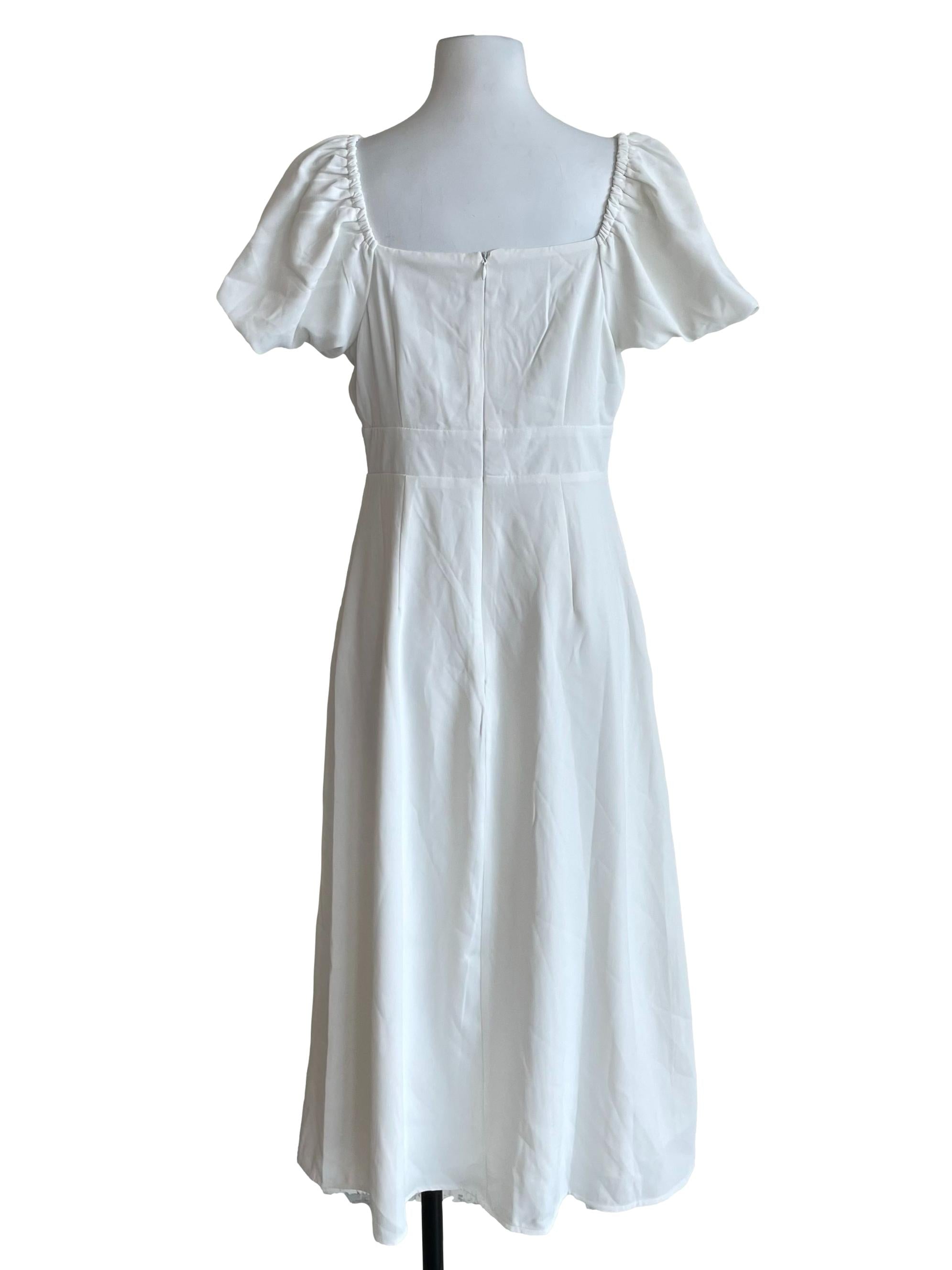 White Empire Dress
