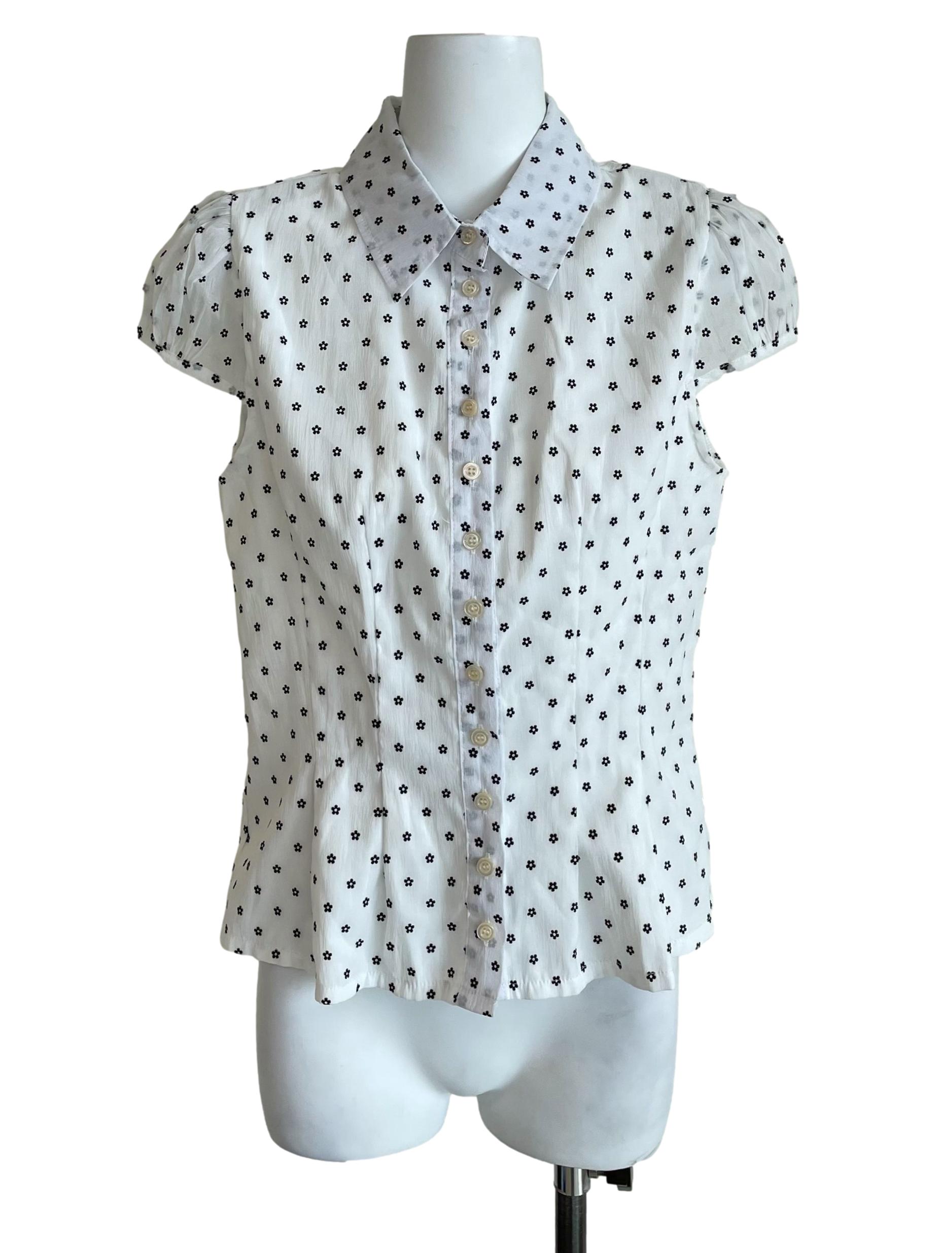 Daisy Floral Small Sleeves Blouse