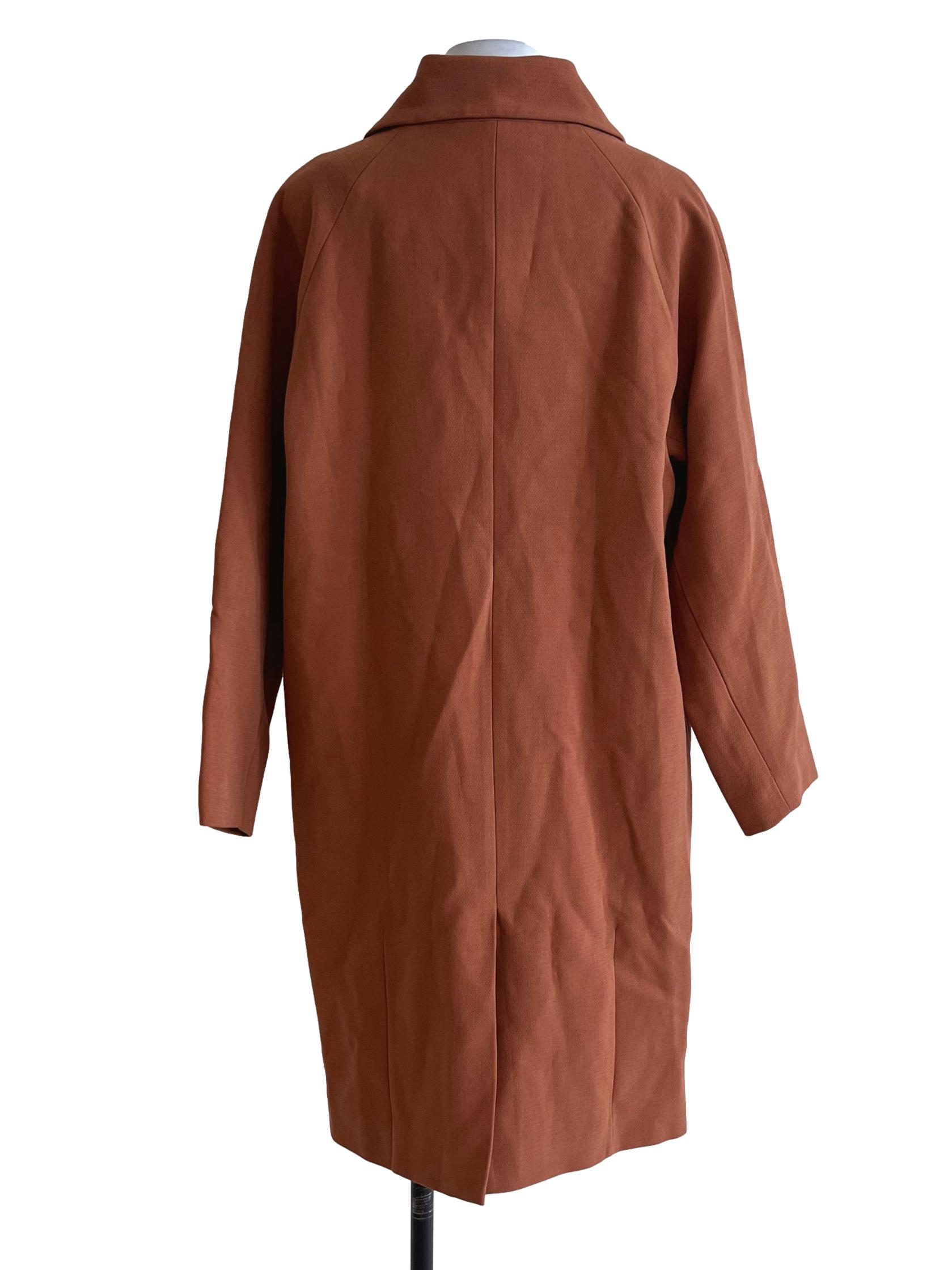 Tawny Brown Vintage Long Jacket