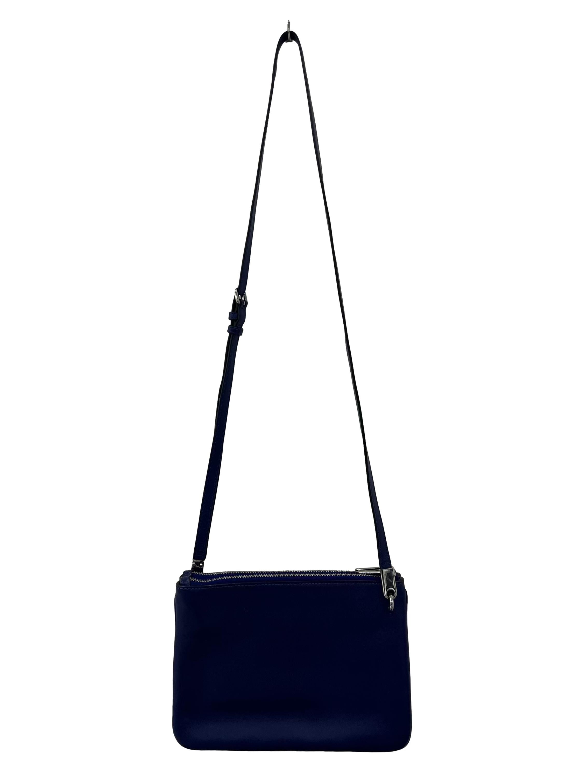 Mineral Blue Ligero Double Crossbody Bag