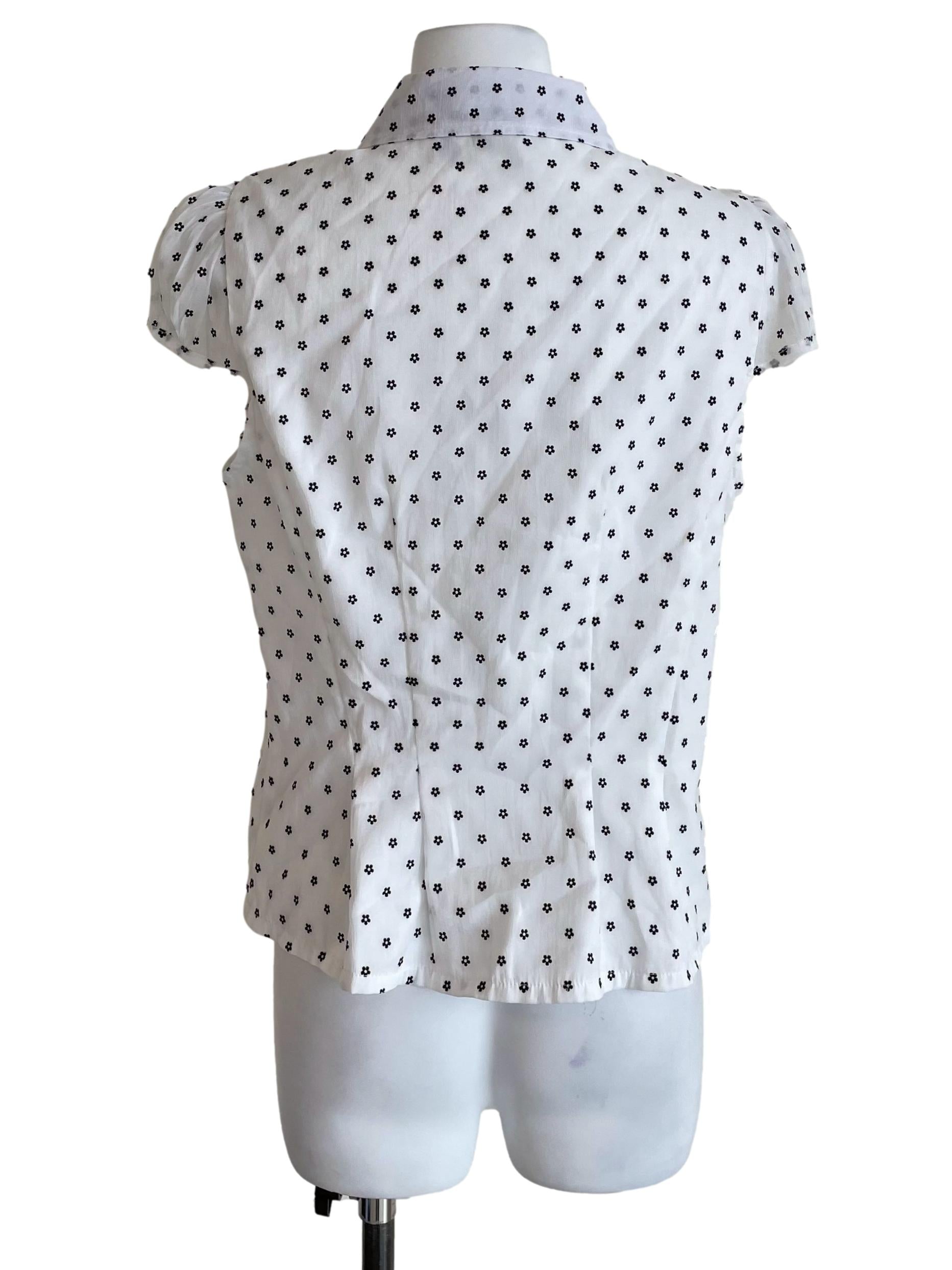 Daisy Floral Small Sleeves Blouse