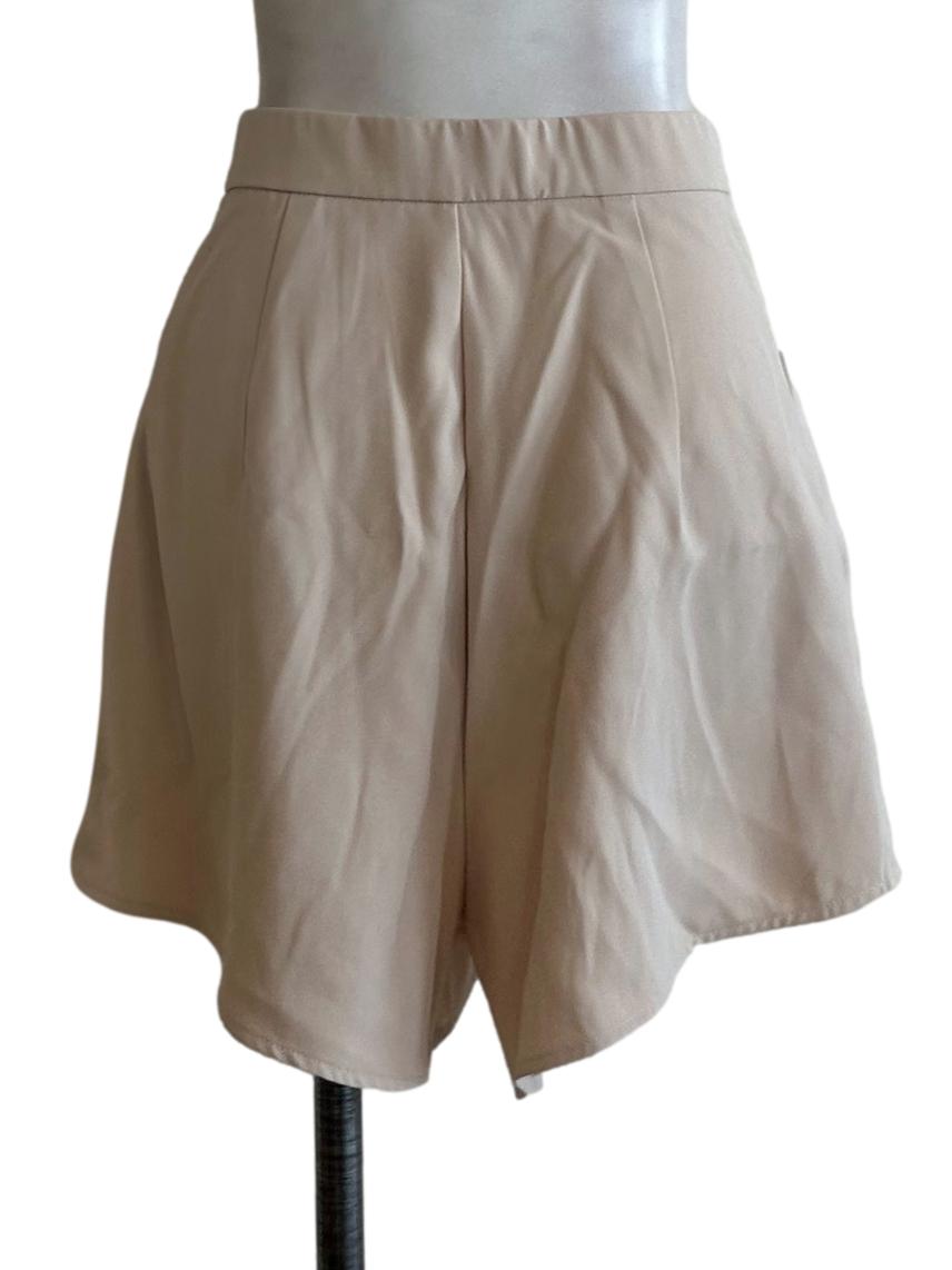 Buttercream Beige A-Line Short