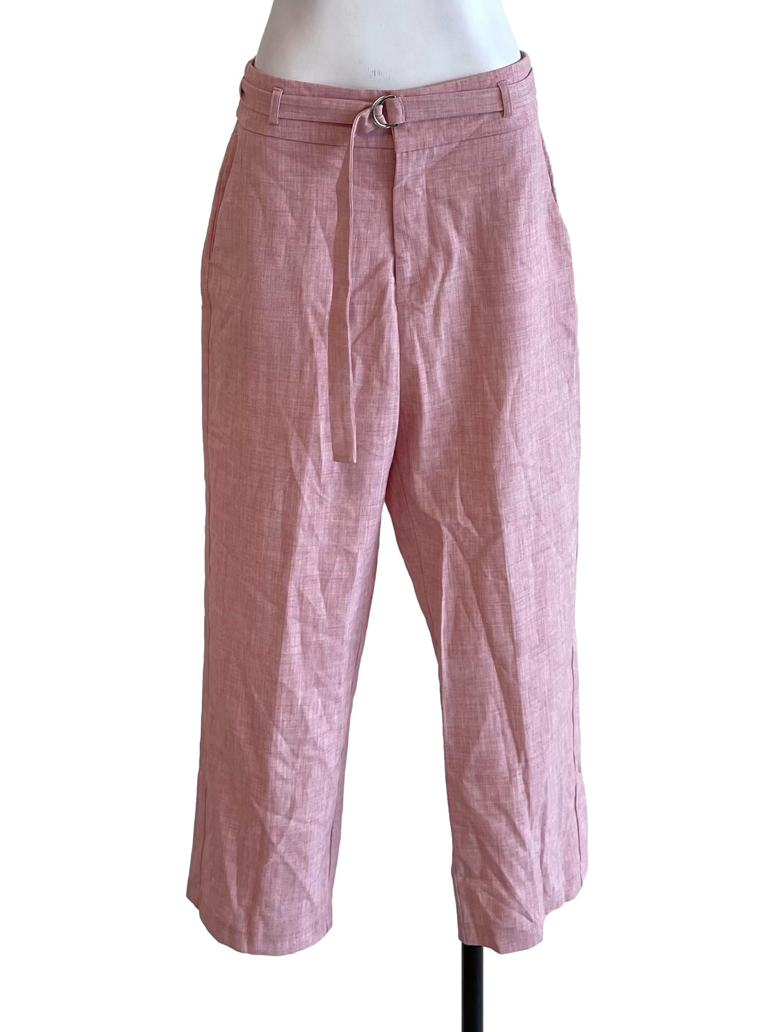 Pink Buckled Trousers