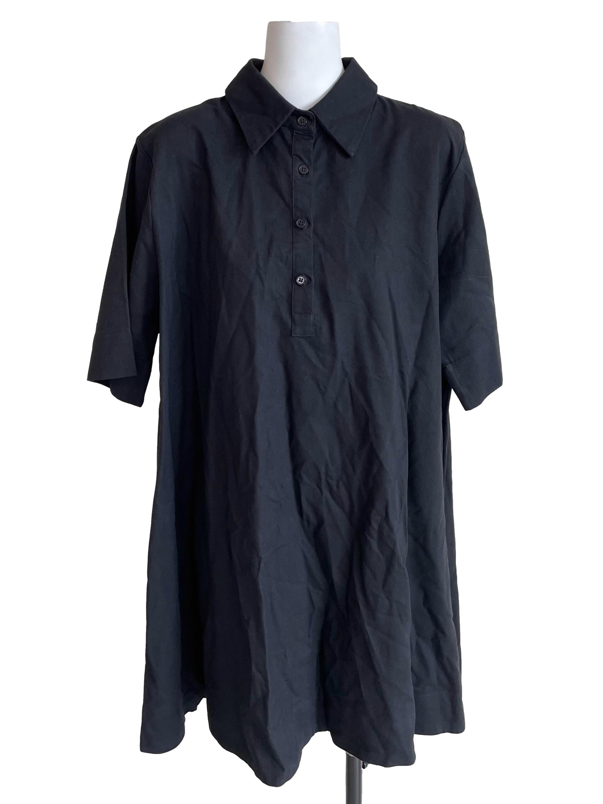 Charcoal Polo Tent Dress