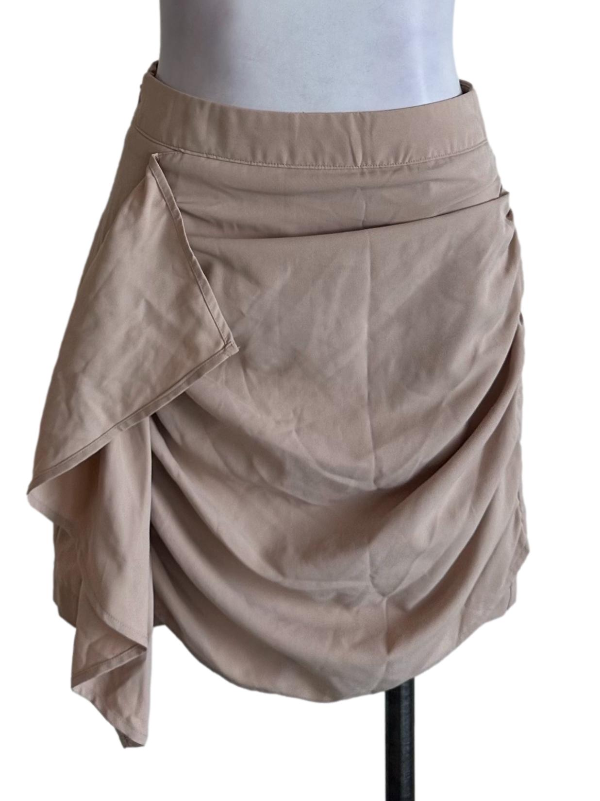 Latte Brown Drape Skorts