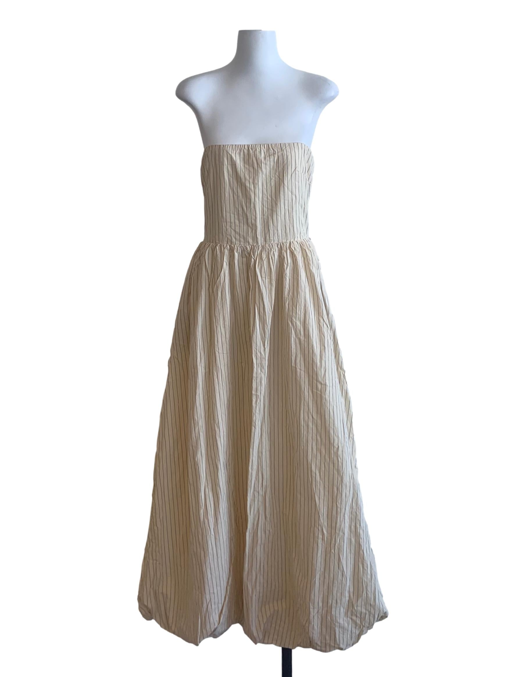 Eggnog Beige Sleeveless Dress