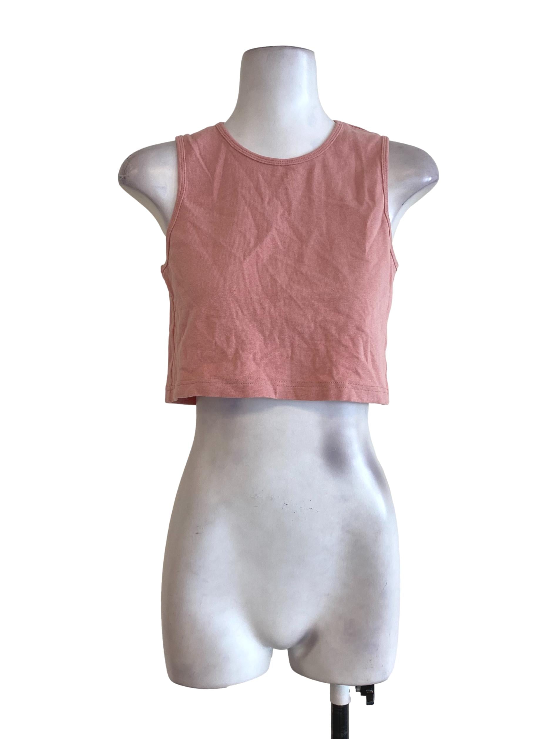 Pink Sleeveless Top