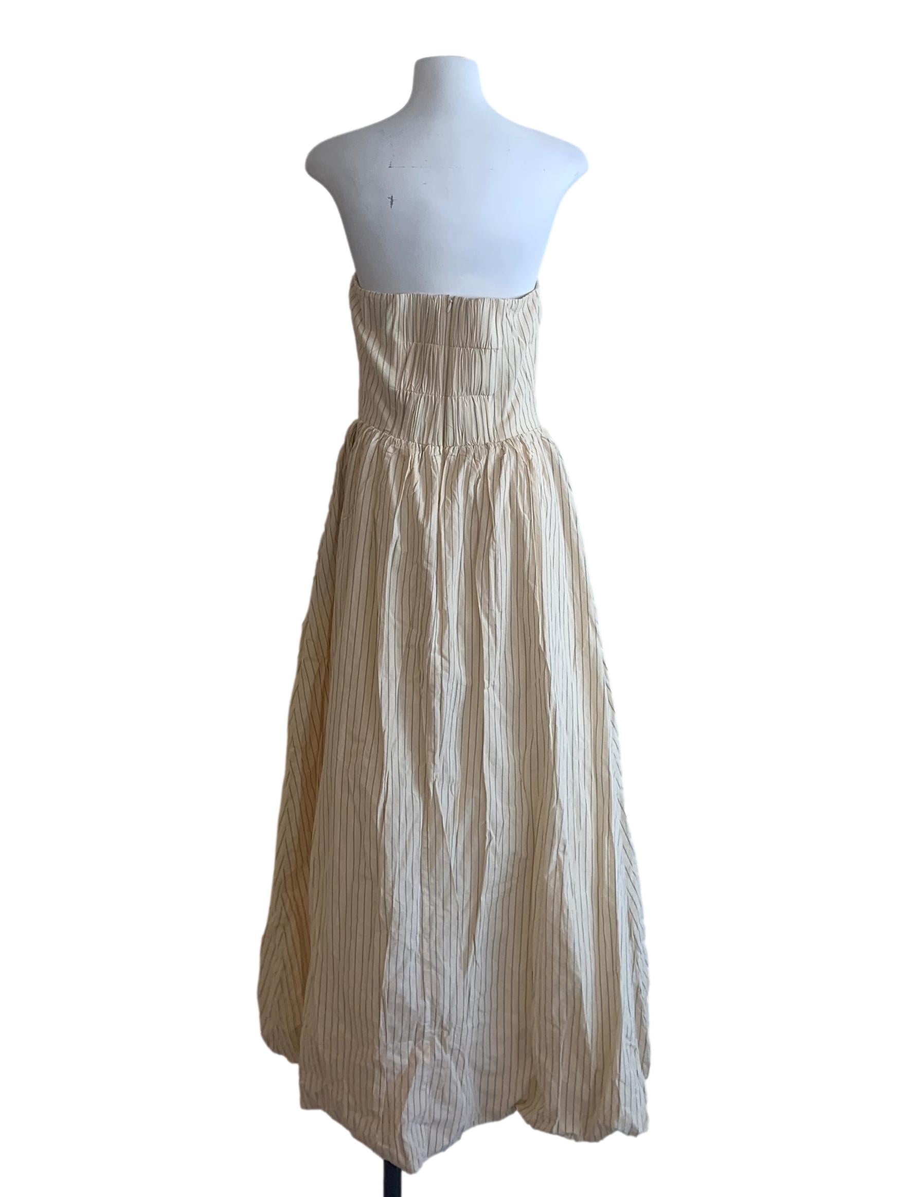Eggnog Beige Sleeveless Dress