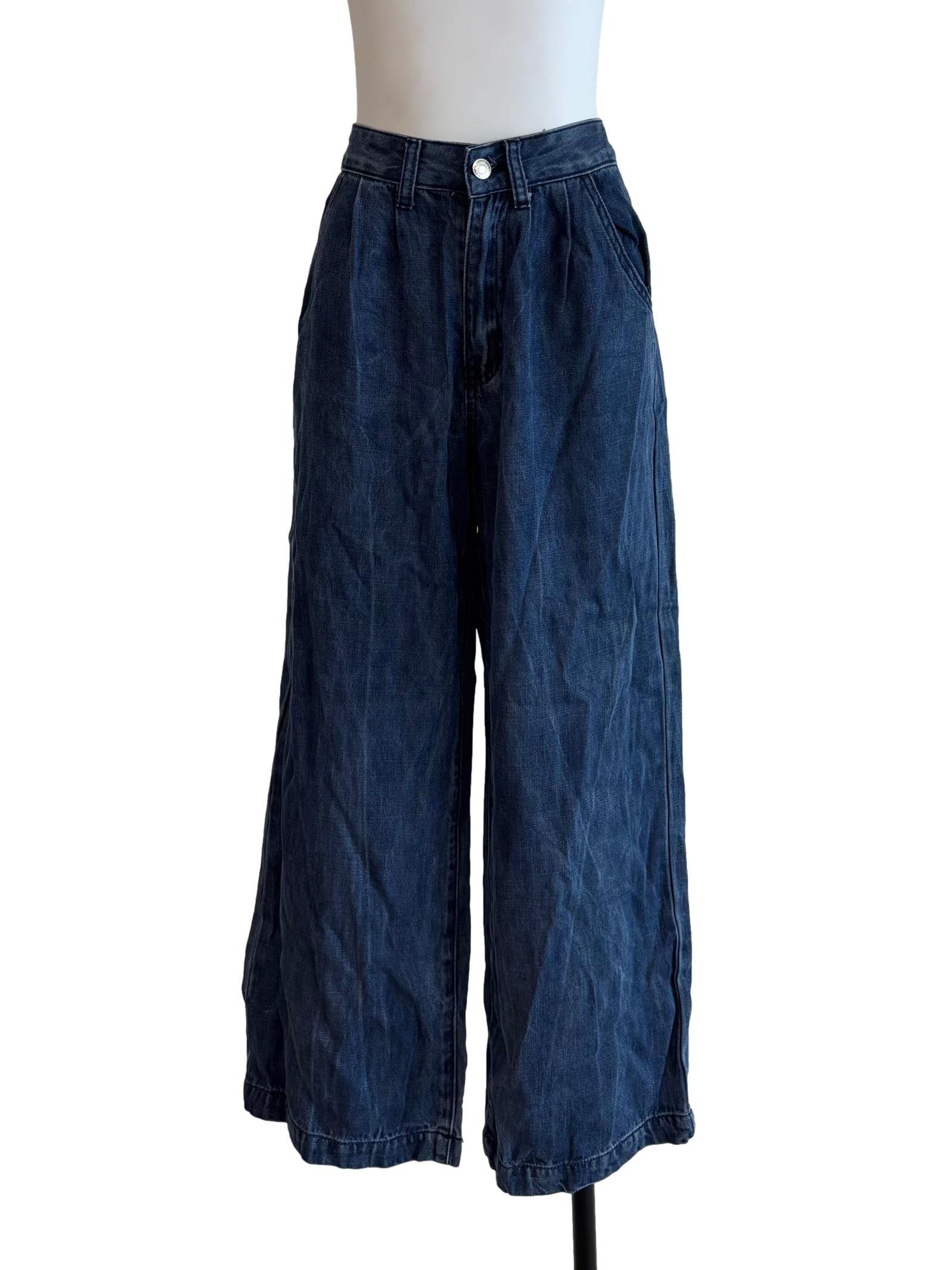 Blue Denim Relaxed Jeans