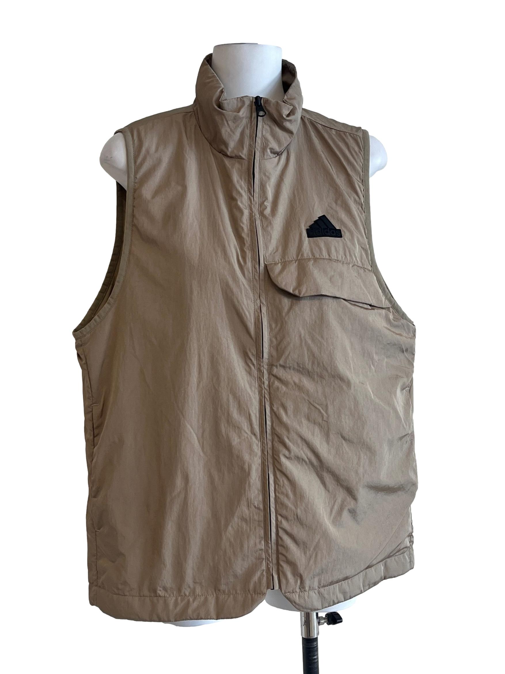 Tortilla Brown Sleeveless Windbreaker