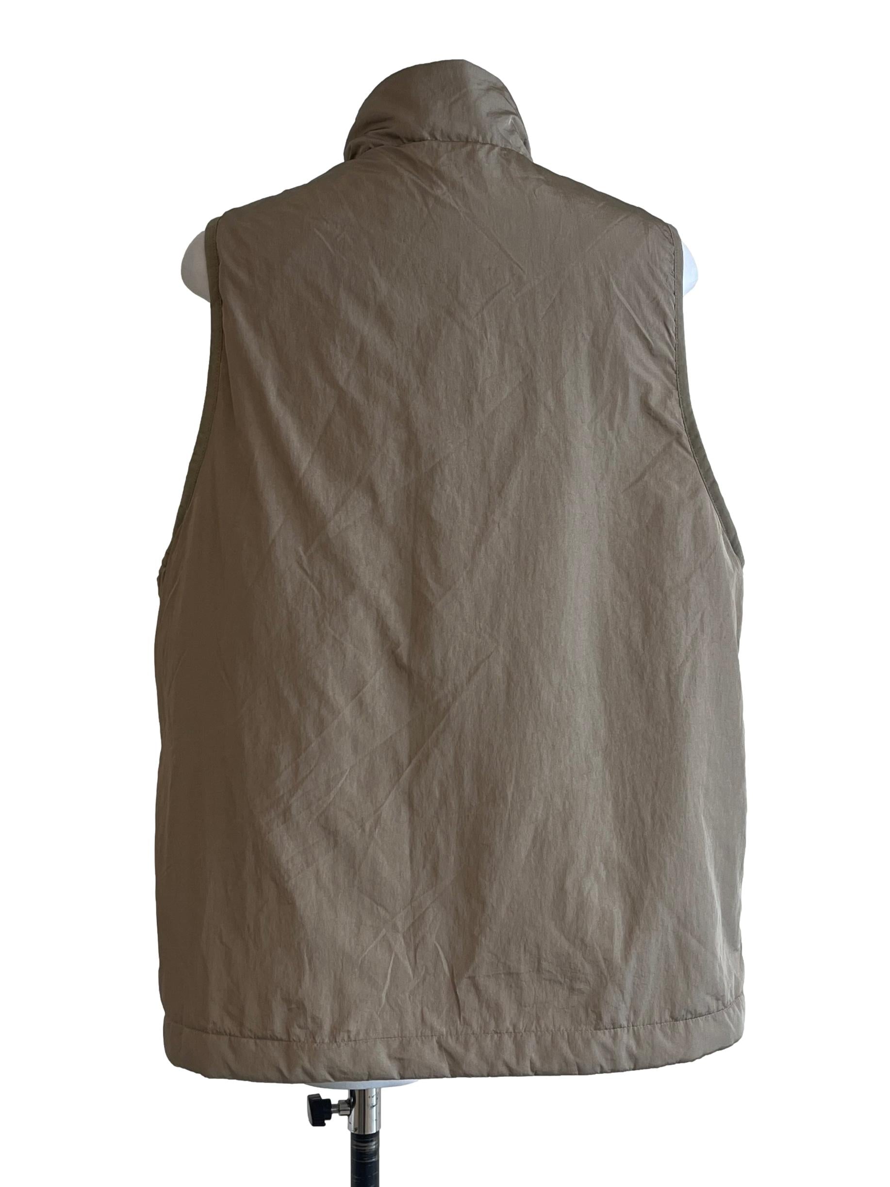 Tortilla Brown Sleeveless Windbreaker
