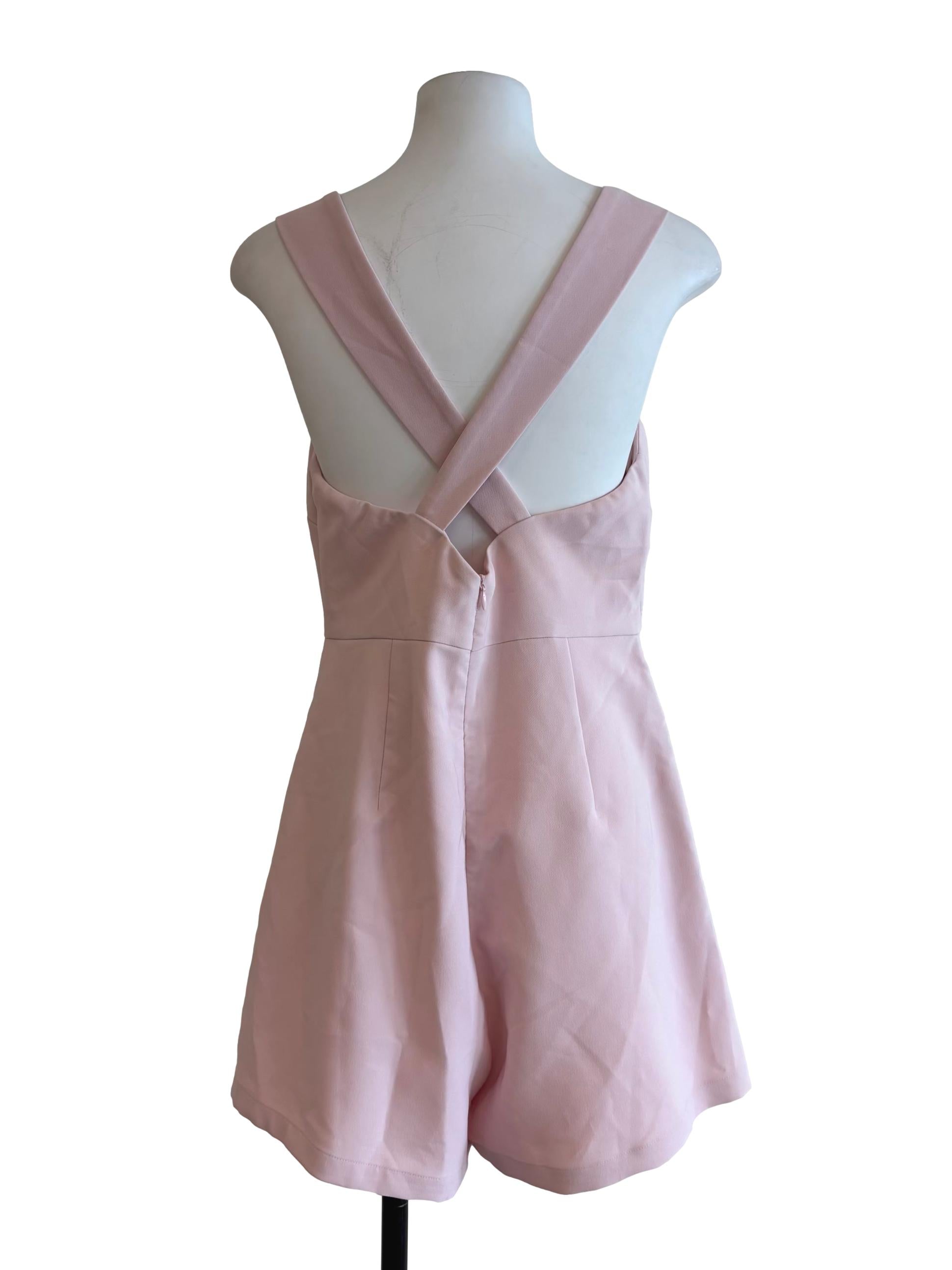 Baby Pink Sweetheart Romper