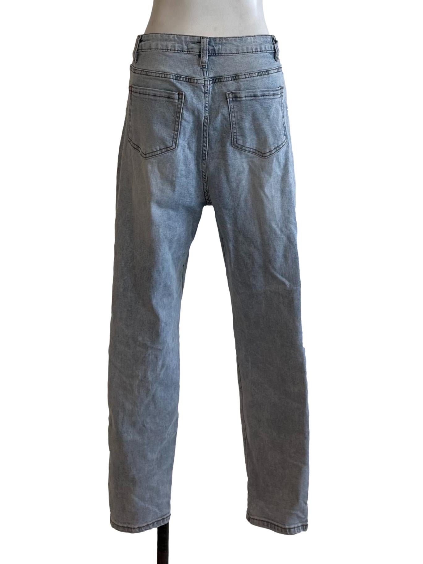 Light Blue Denim Ripped Skinny Jeans