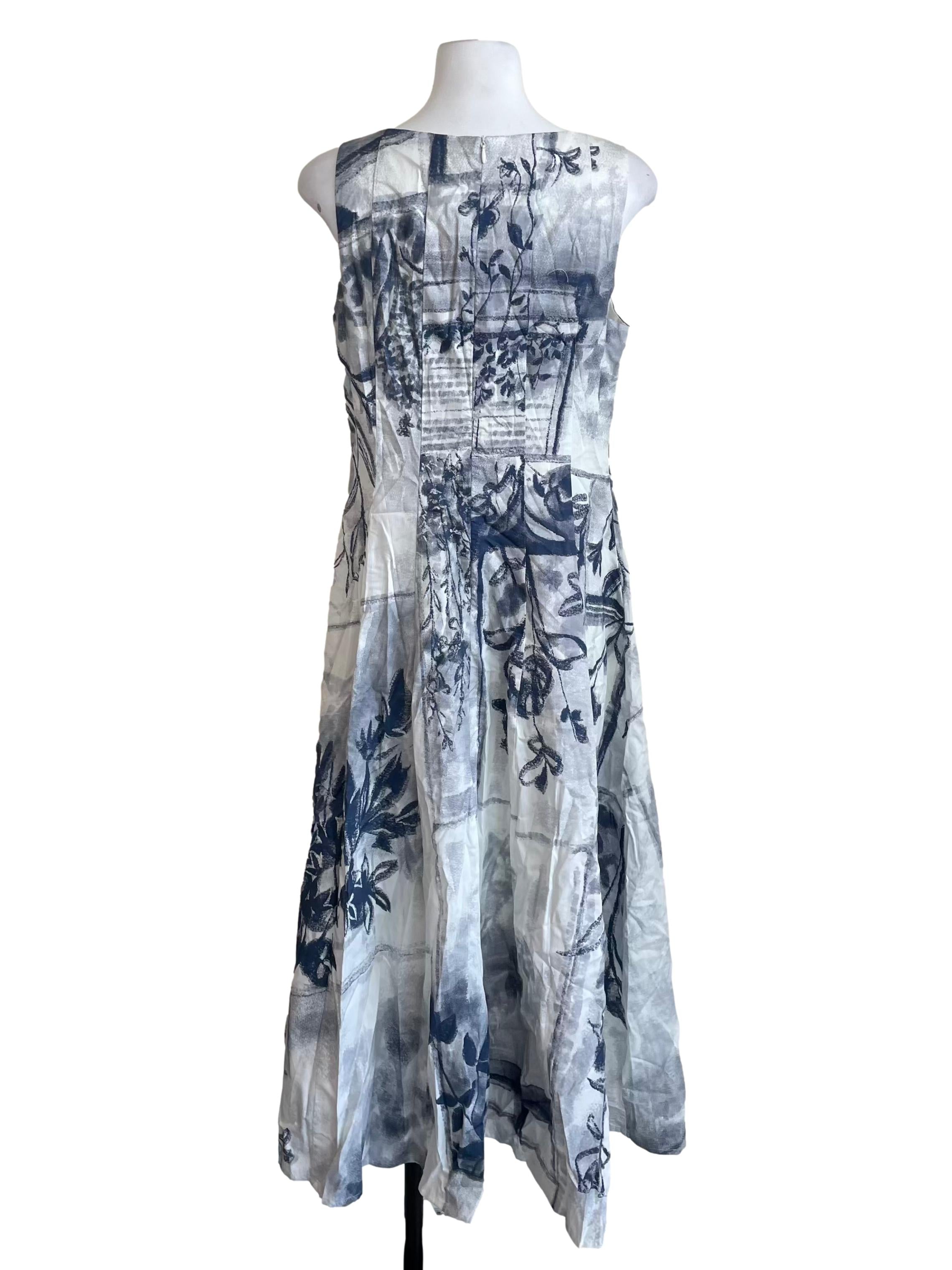 Blue View Panelled Maxi Dress OSN