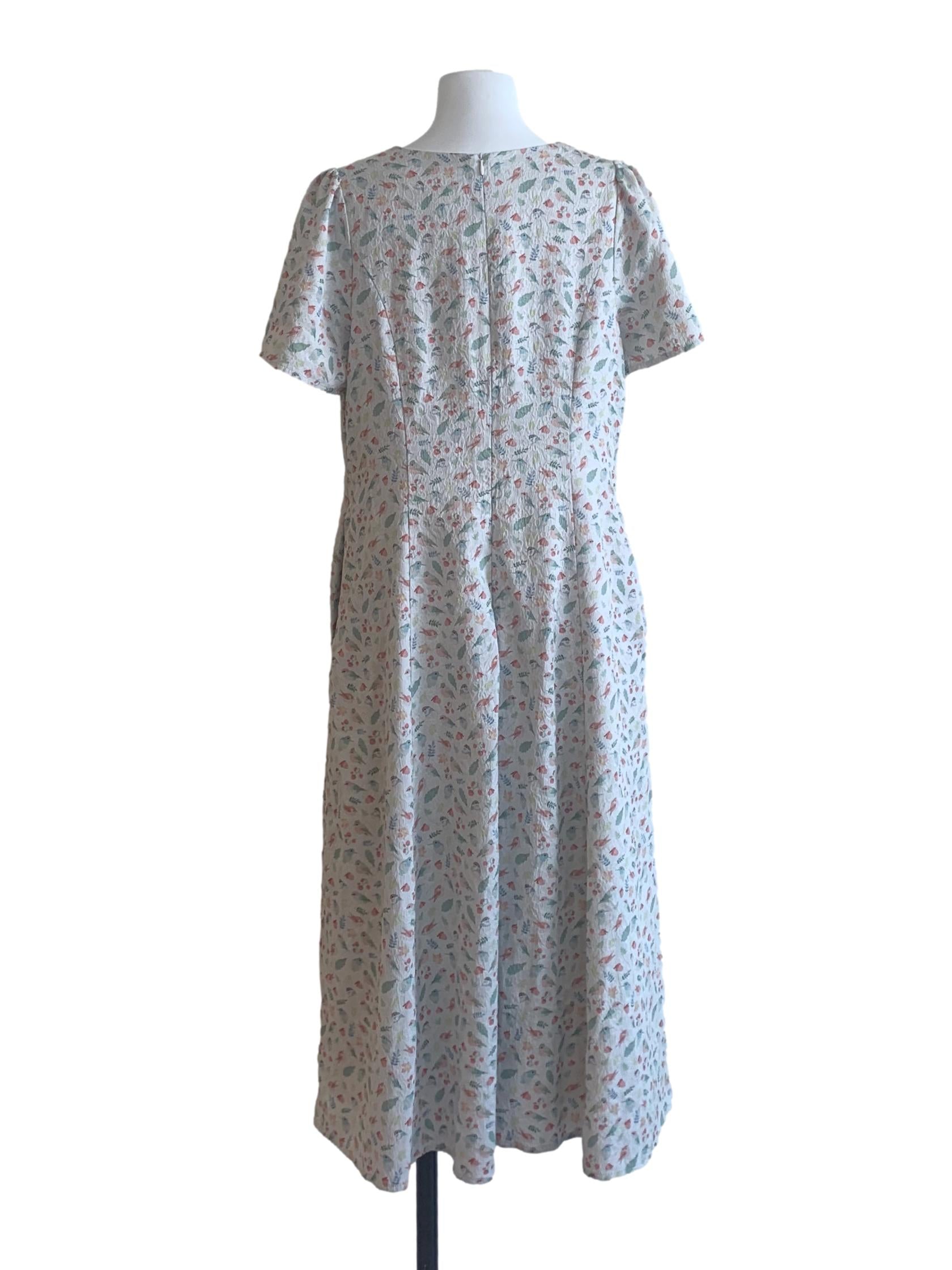 Stone Blue Pattern Dress