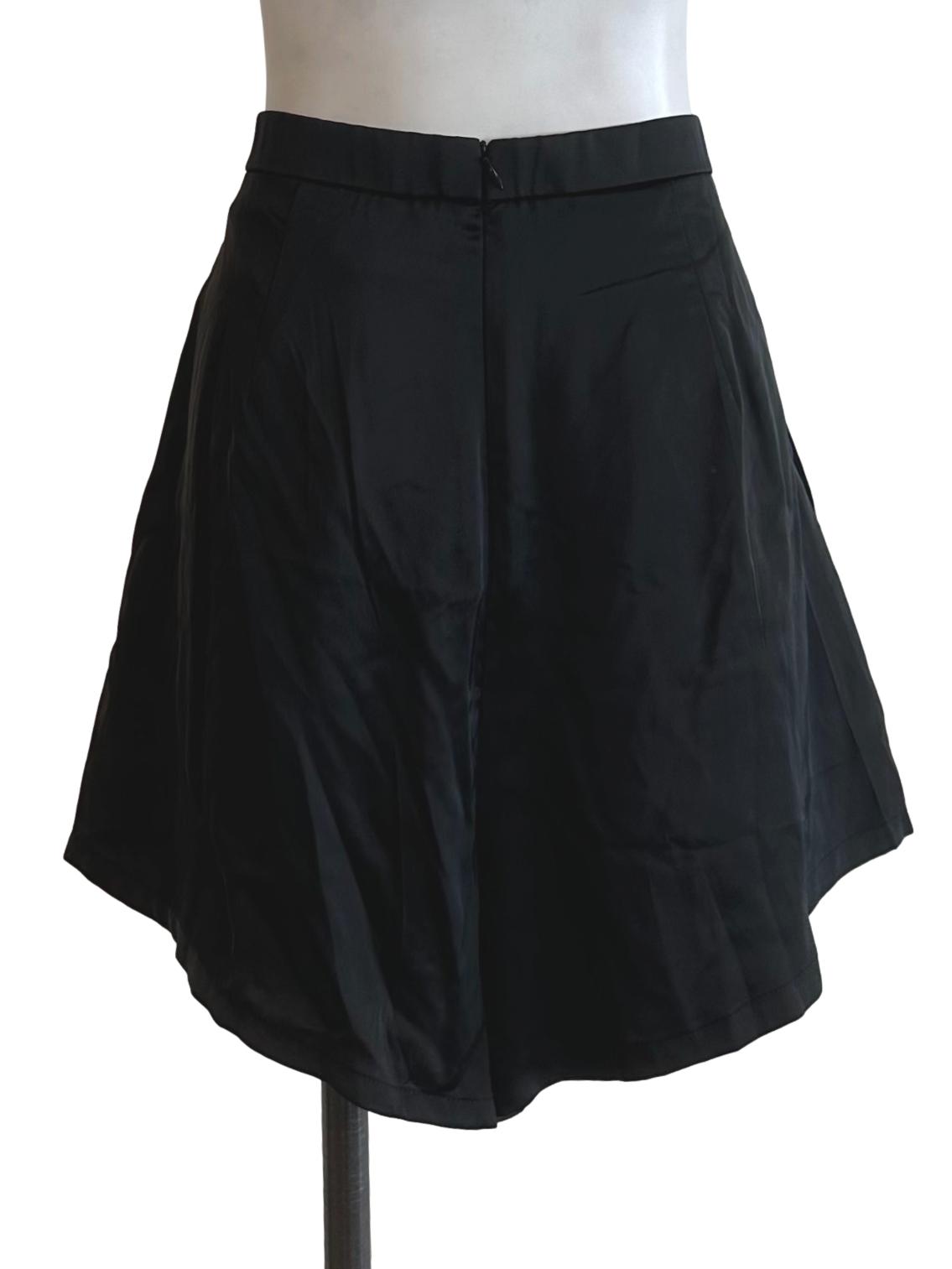 Onyx Black High Waist Shorts