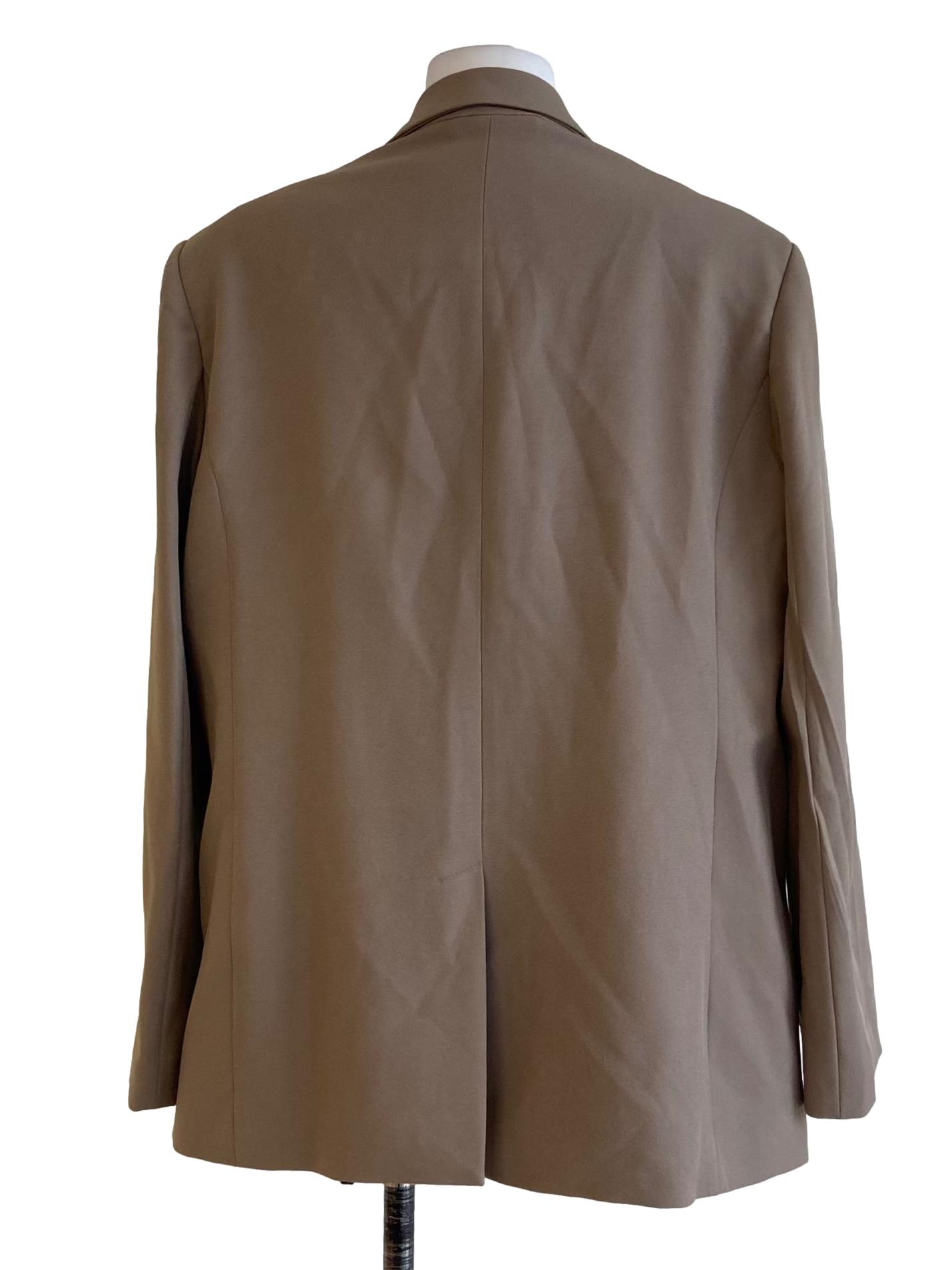 Tortilla Brown Single Button Blazer