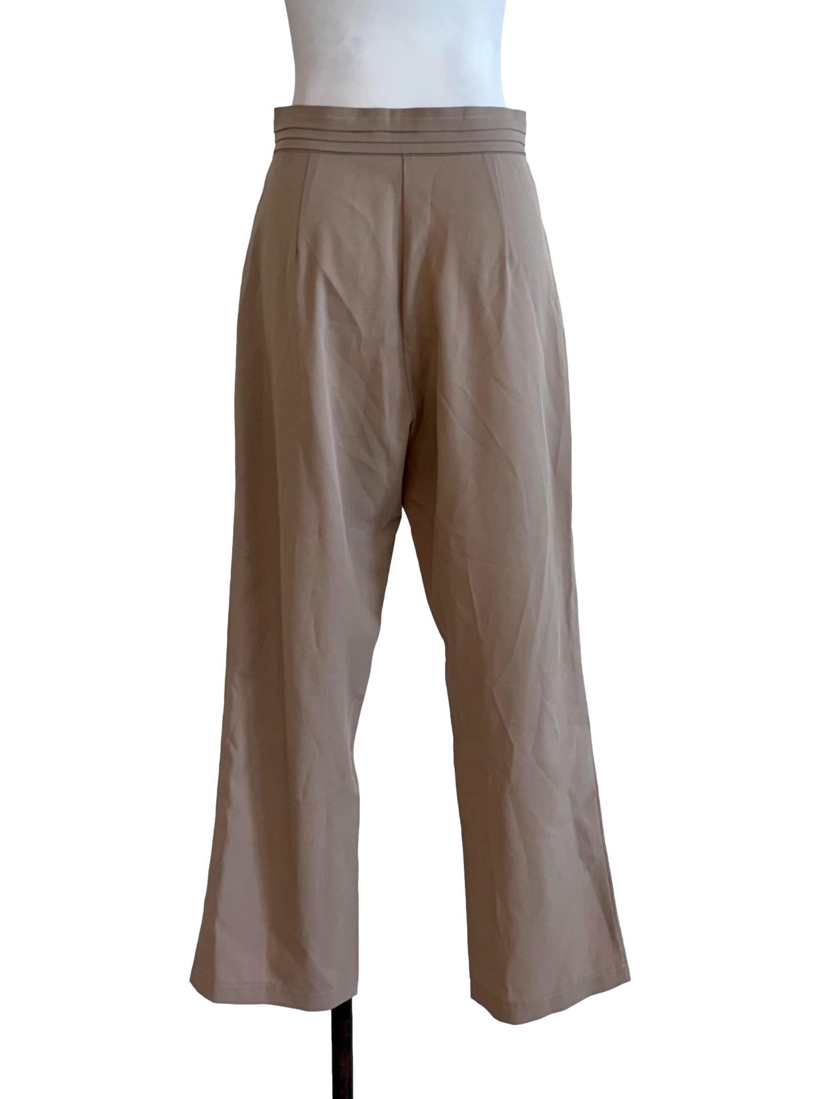 Latte Brown High Waist Pant