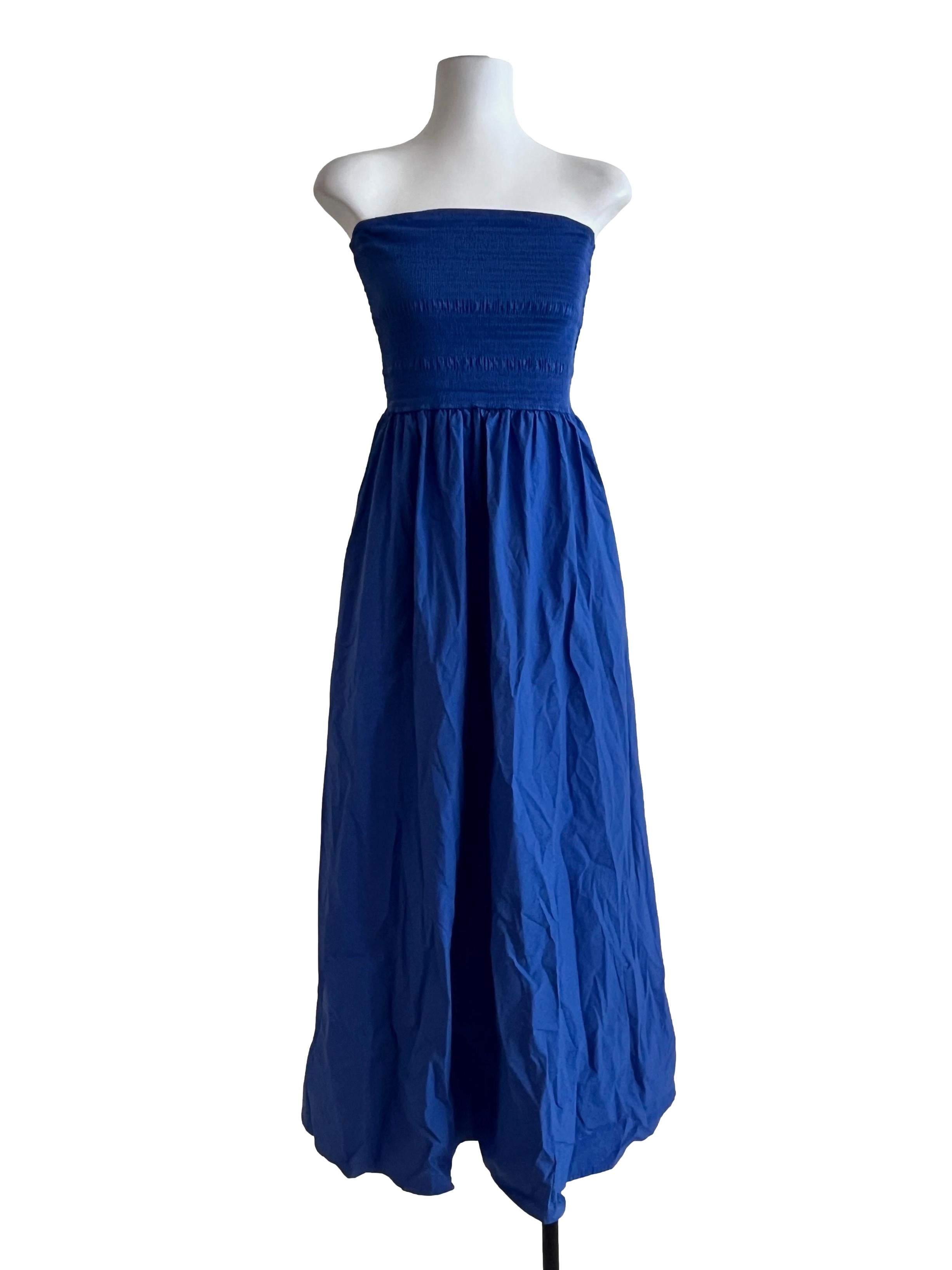 Cobalt Blue Tube Dress
