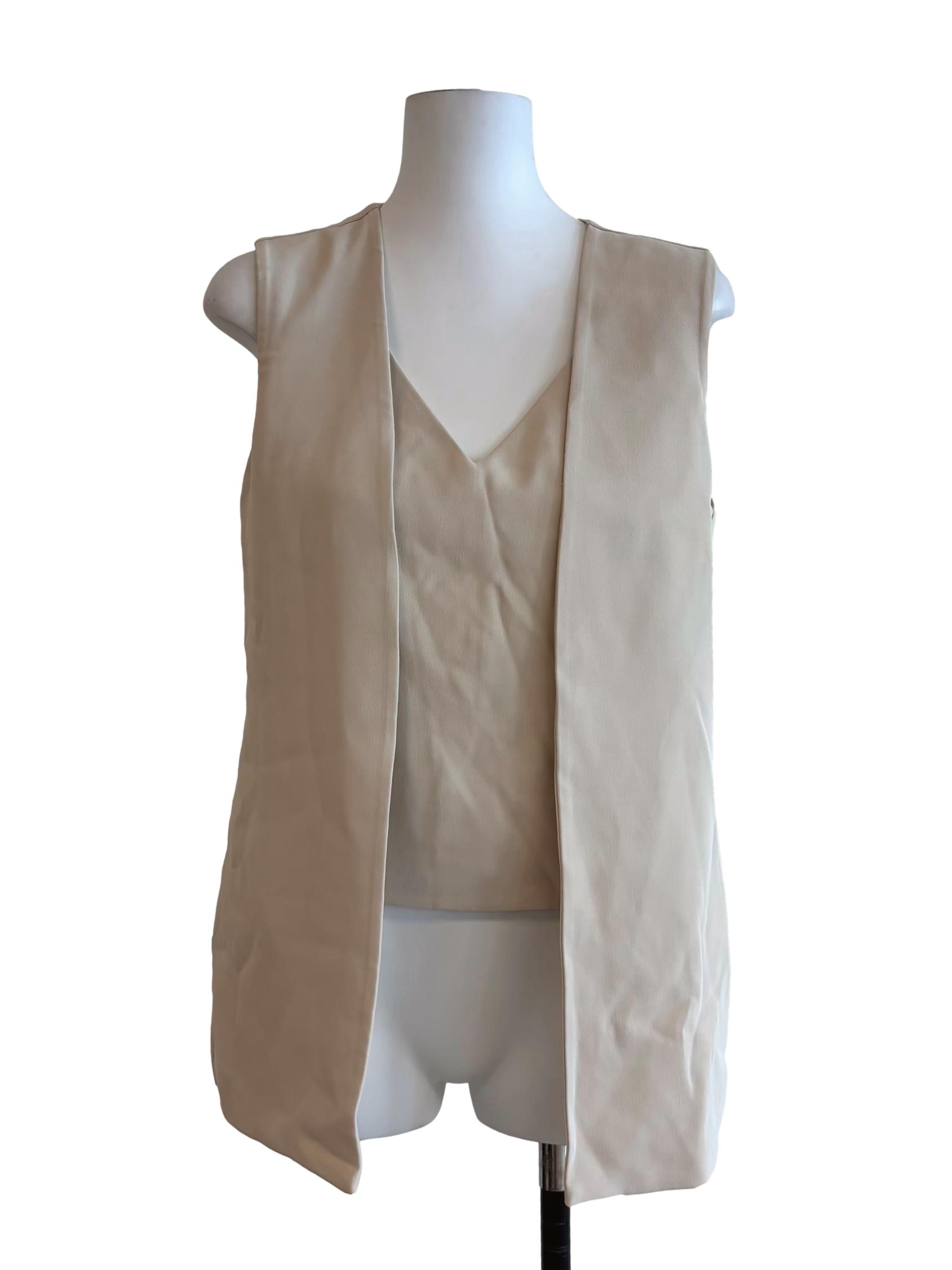 Merino V-Neck Drape Top
