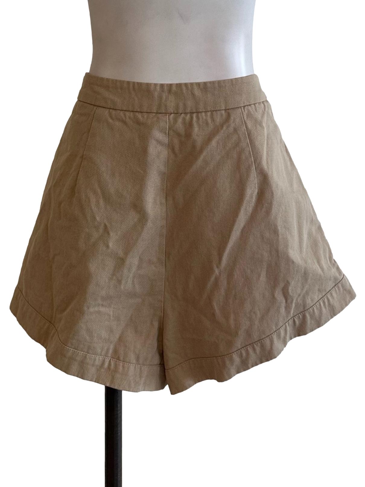 Latte Brown Casual Shorts