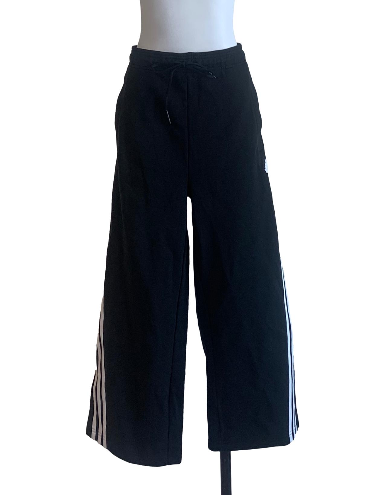 Ink Black Wide Leg Pants