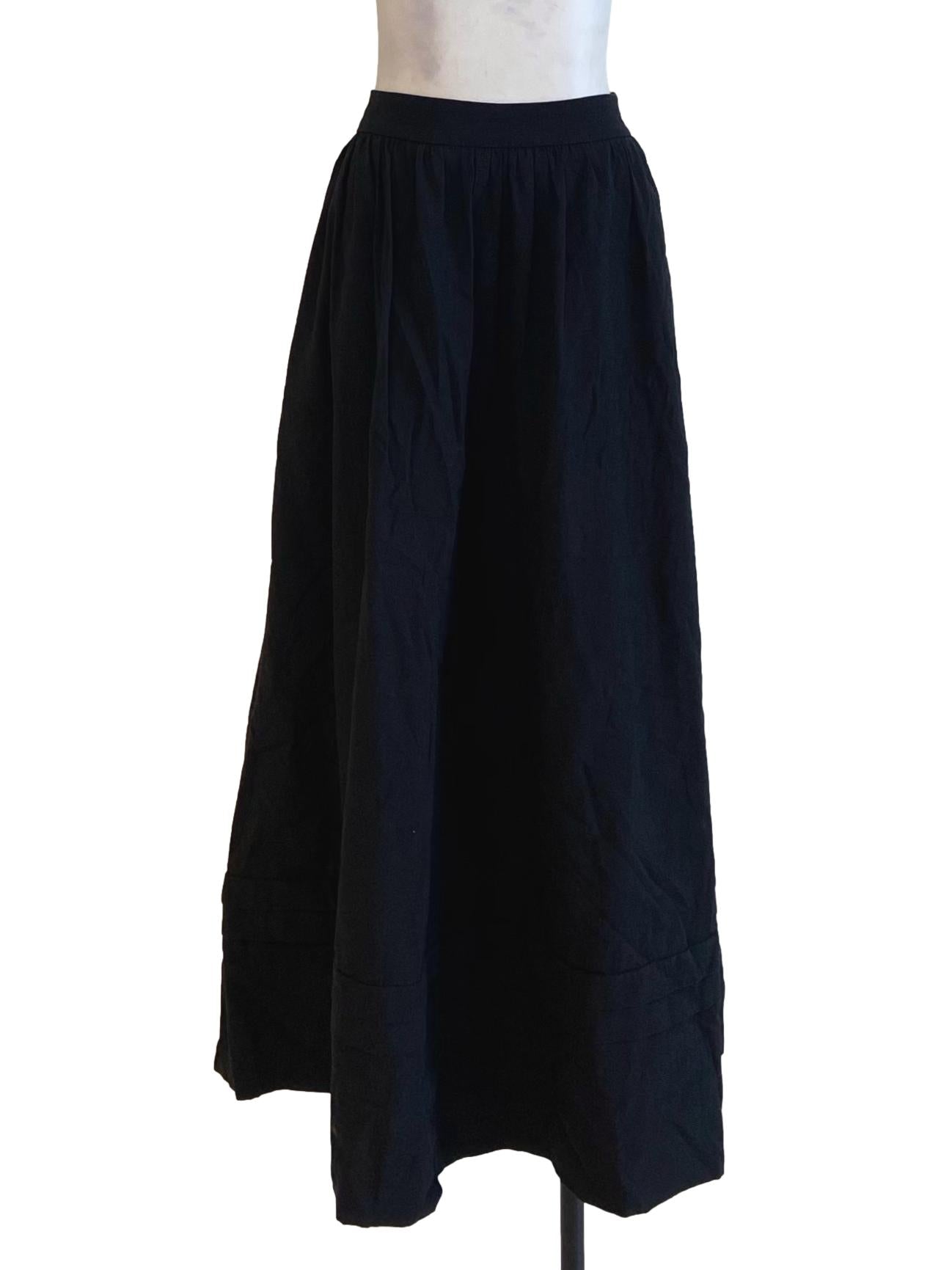 Black A Line Skirt