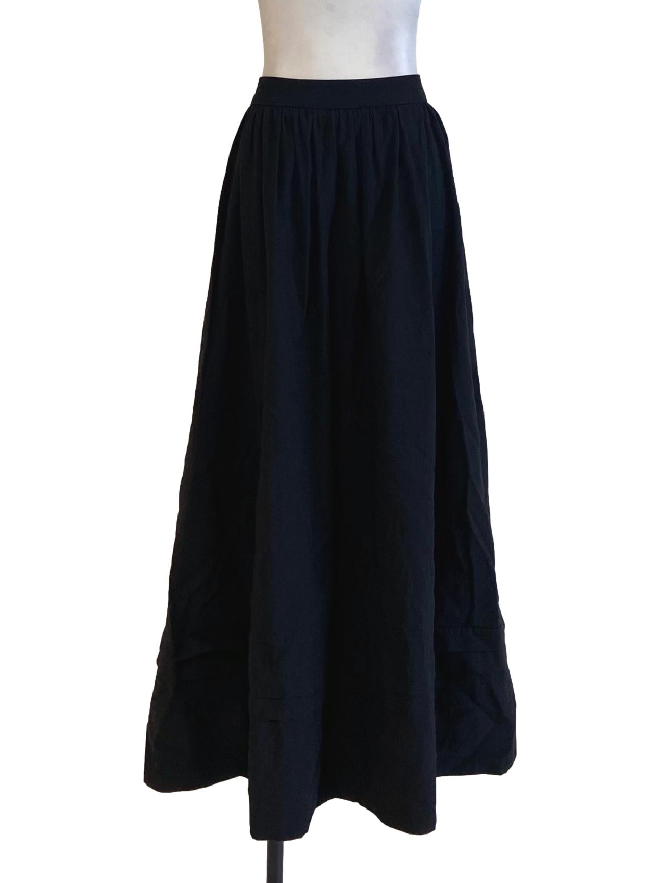 Black A Line Skirt